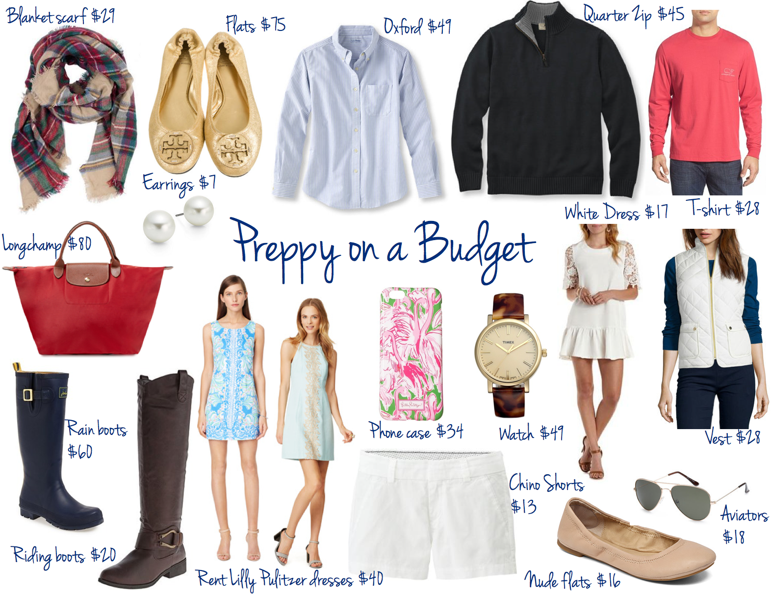 cheap preppy clothes