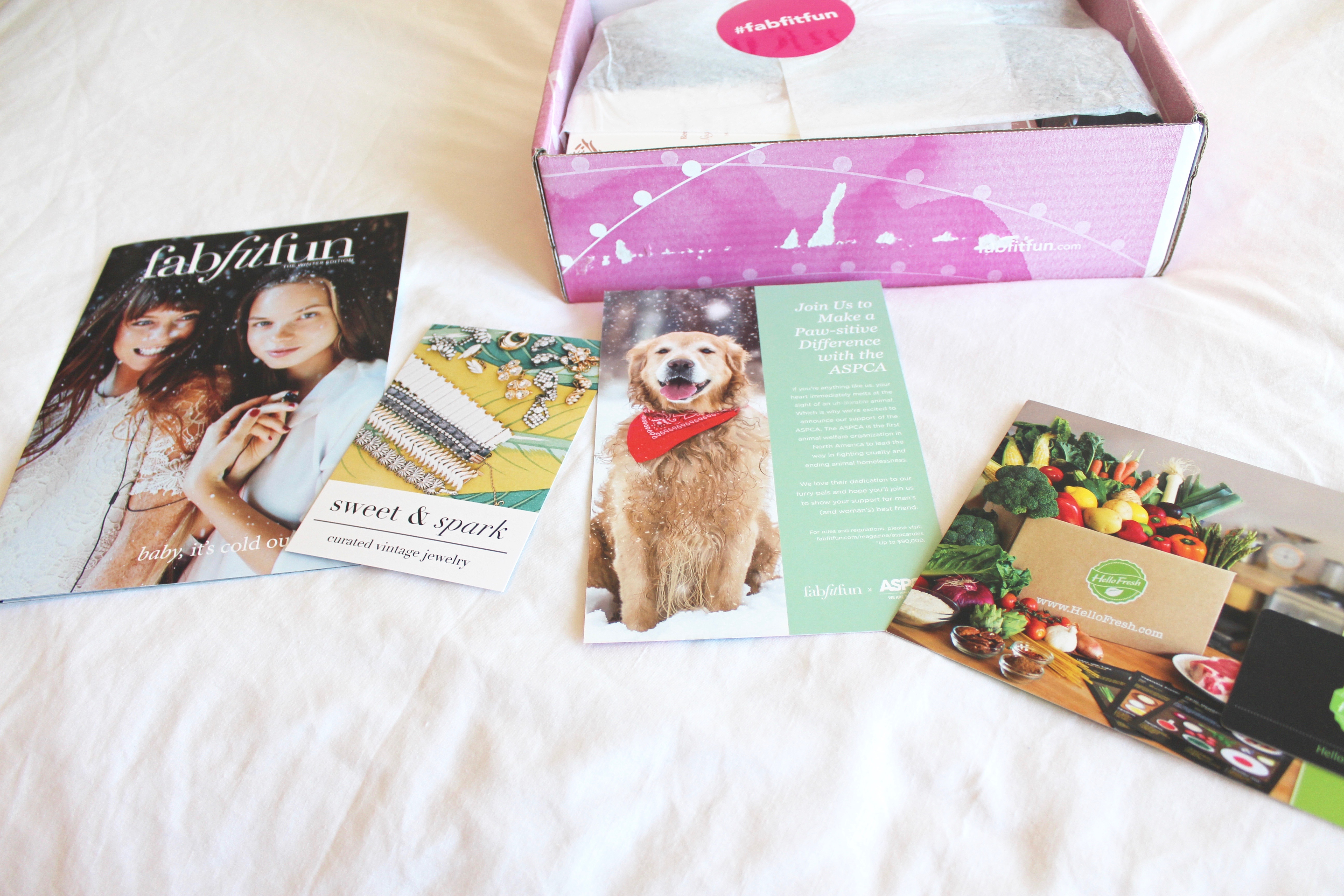 FabFitFun Winter box Unboxing Lauren Emily Lindmark