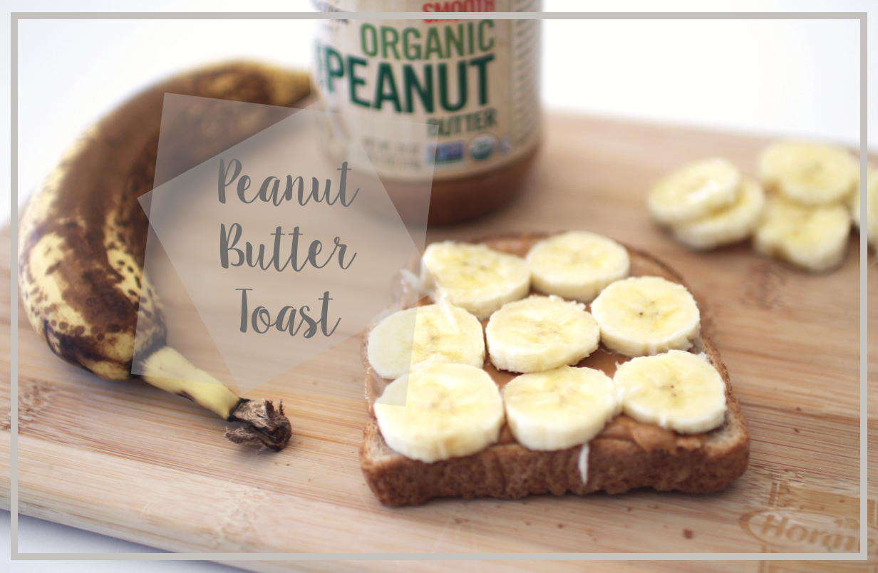 Peanut Butter Toast | College Breakfast ideas on Daily Dose of Charm by Lauren Lindmark