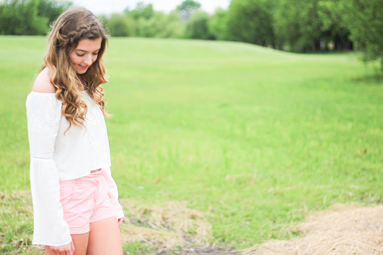 Summer Off The Shoulder Top OOTD dailydoseofcharm.com Daily Dose of Charm by Lauren Lindmark