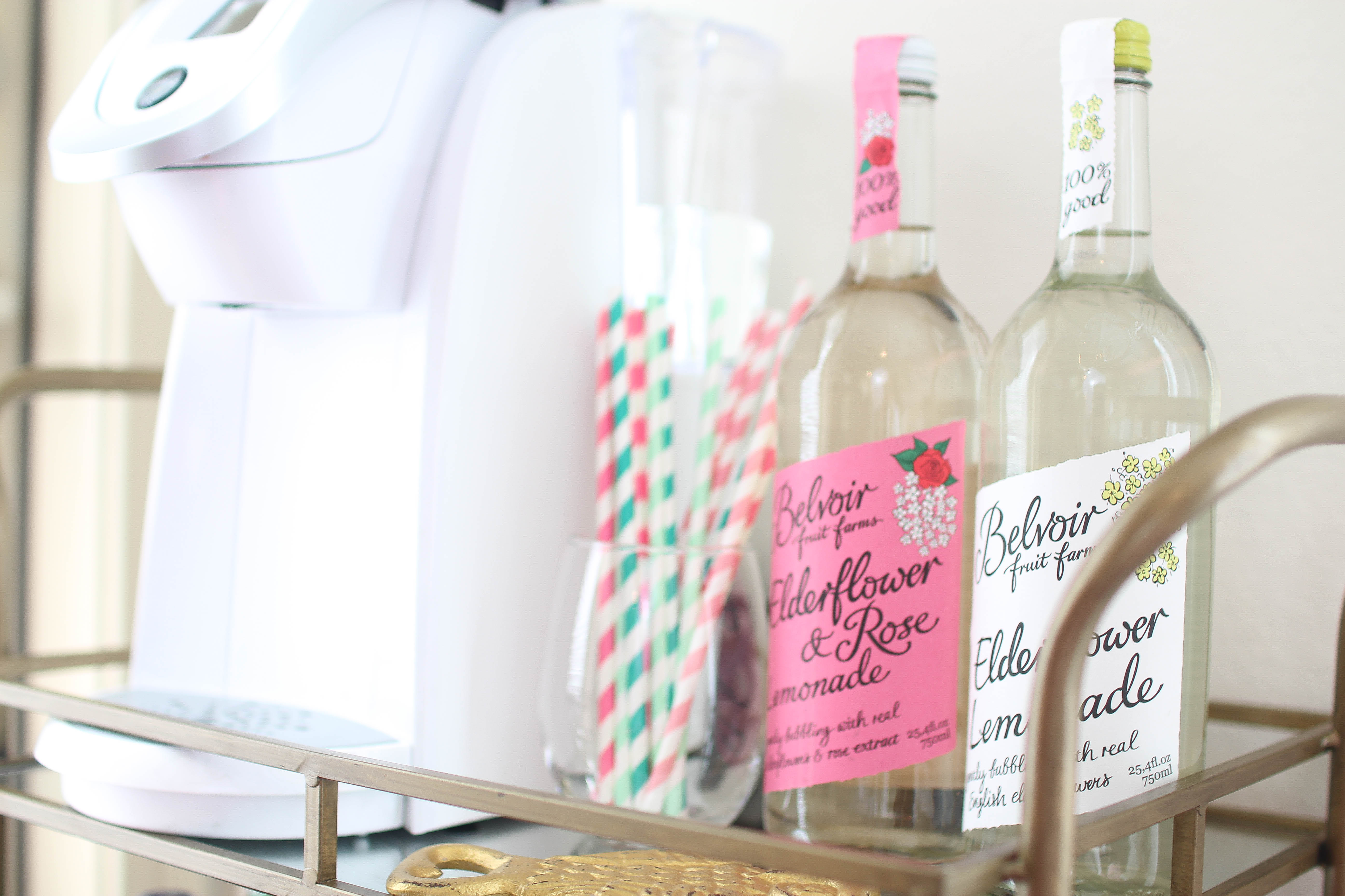 My Bar Cart + How I Easily Decorated it using photoshop! home decor by lauren lindmark on daily dose of charm