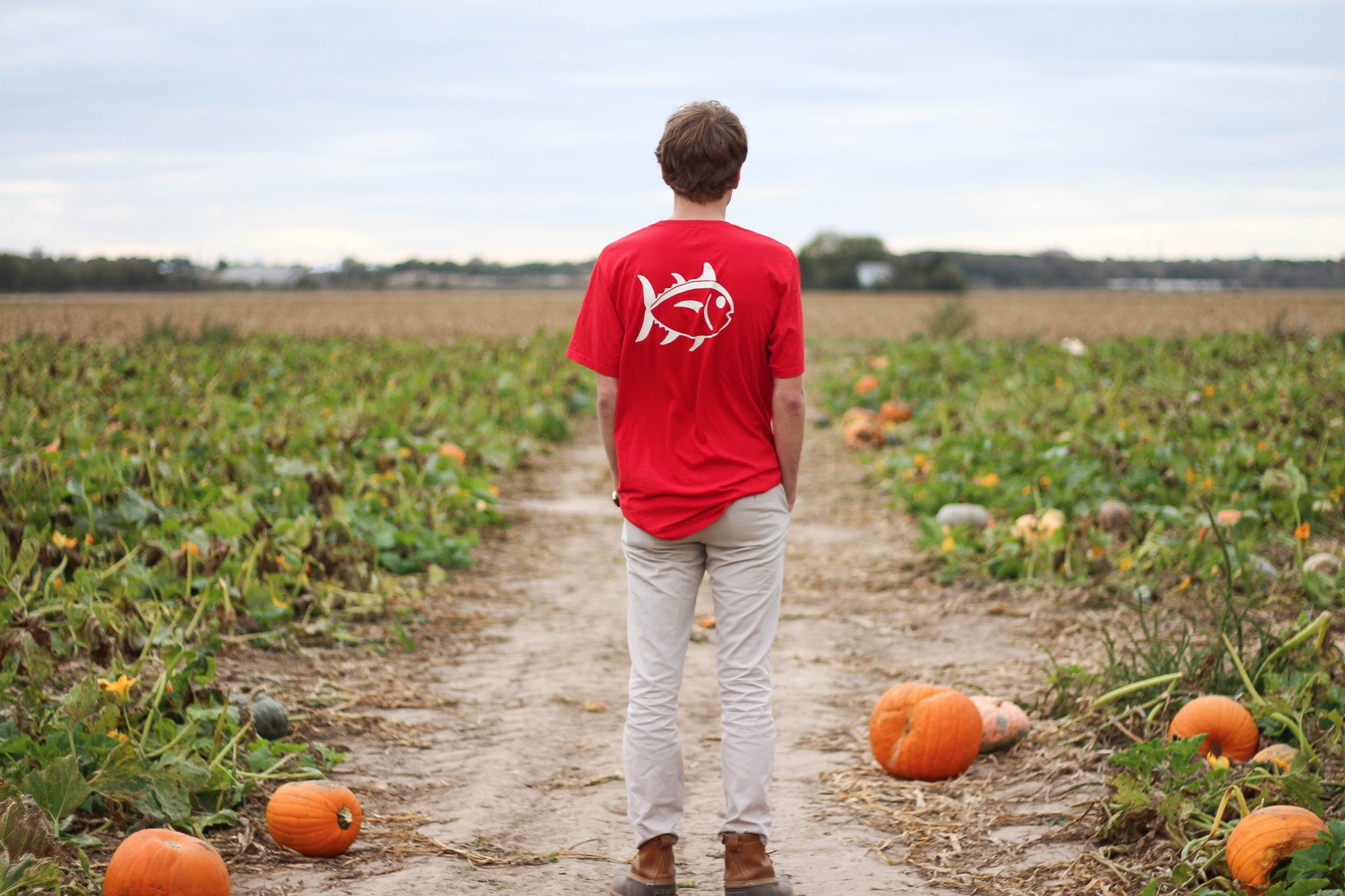 Fall pumpkin patch outfit LL bean boots southern tide by Lauren Lindmark on Daily Dose of Charm dailydoseofcharm.com