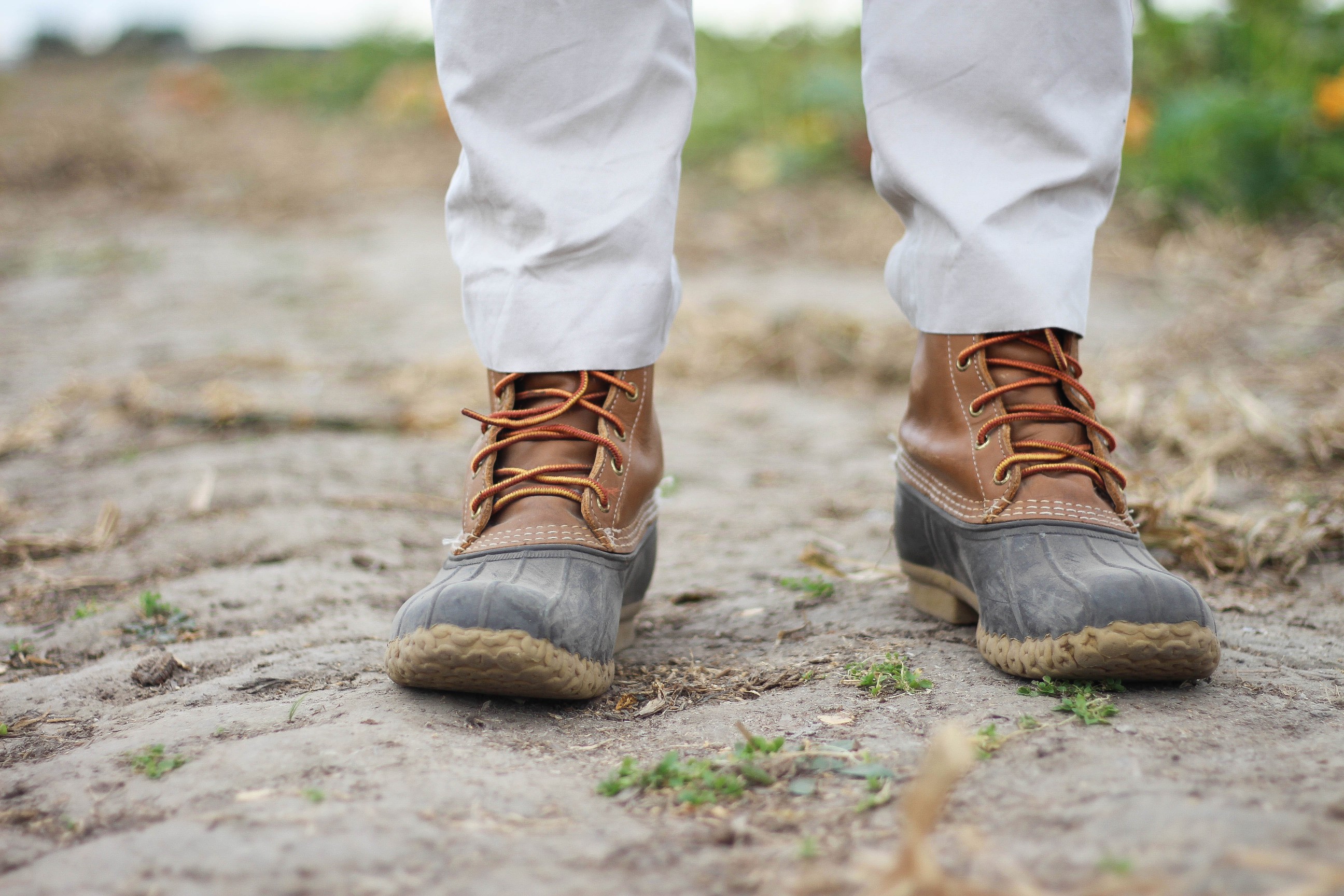 Fall pumpkin patch outfit LL bean boots southern tide by Lauren Lindmark on Daily Dose of Charm dailydoseofcharm.com