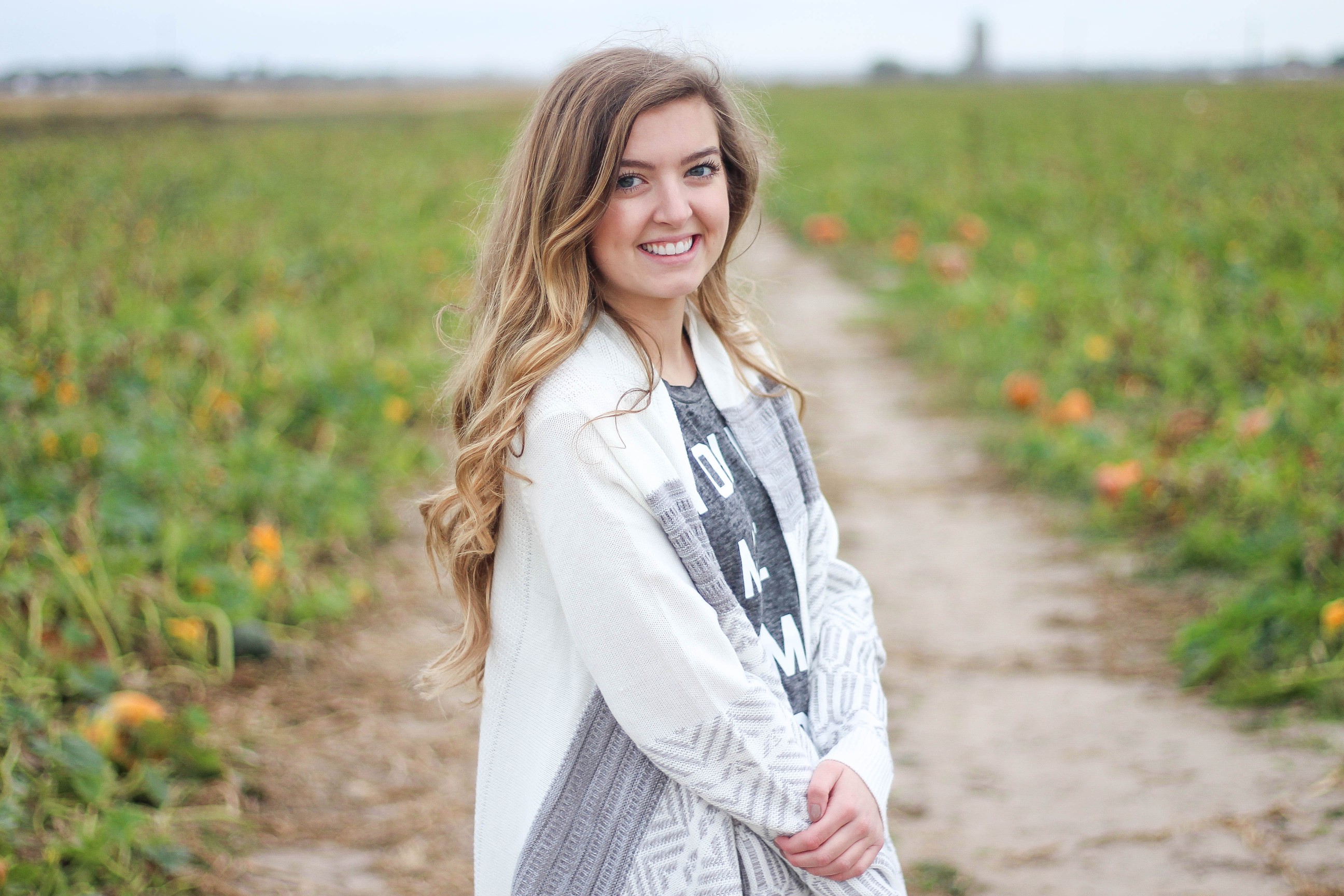 Fall pumpkin patch outfit LL bean boots southern tide by Lauren Lindmark on Daily Dose of Charm dailydoseofcharm.com