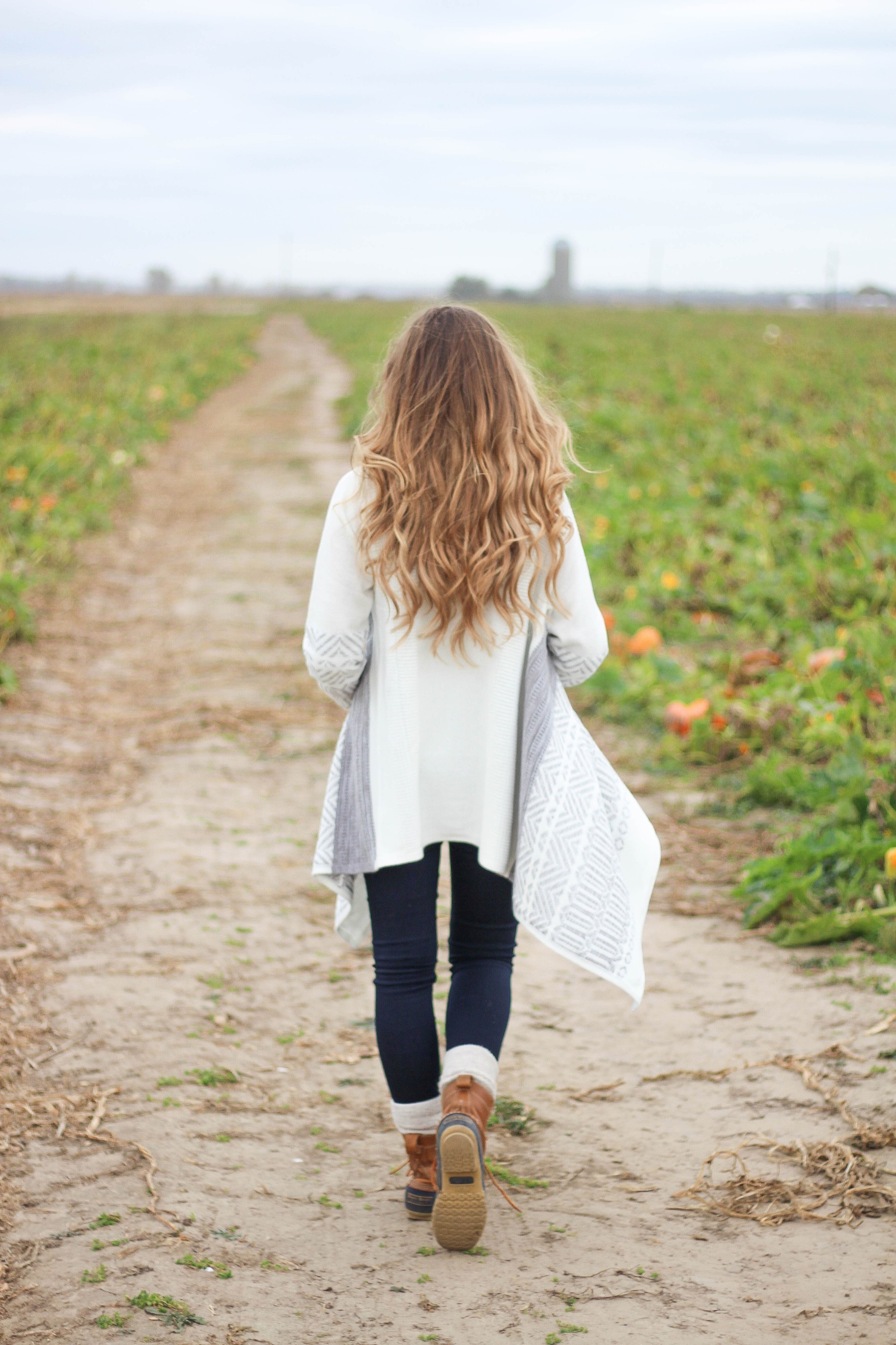 Fall pumpkin patch outfit LL bean boots southern tide by Lauren Lindmark on Daily Dose of Charm dailydoseofcharm.com