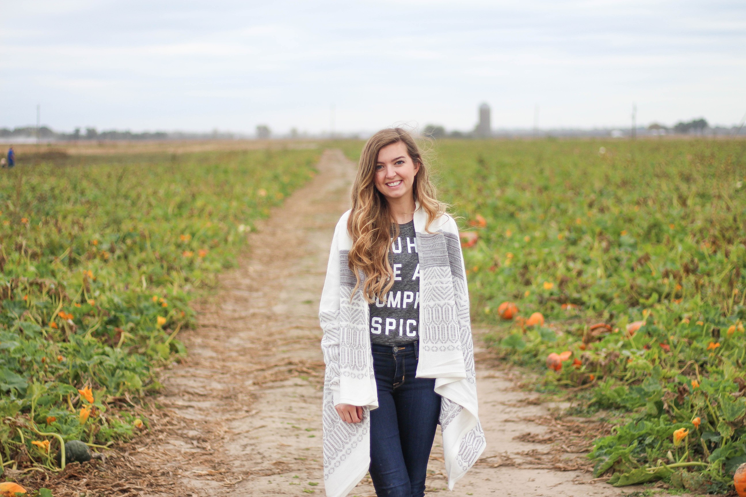 Fall pumpkin patch outfit LL bean boots southern tide by Lauren Lindmark on Daily Dose of Charm dailydoseofcharm.com