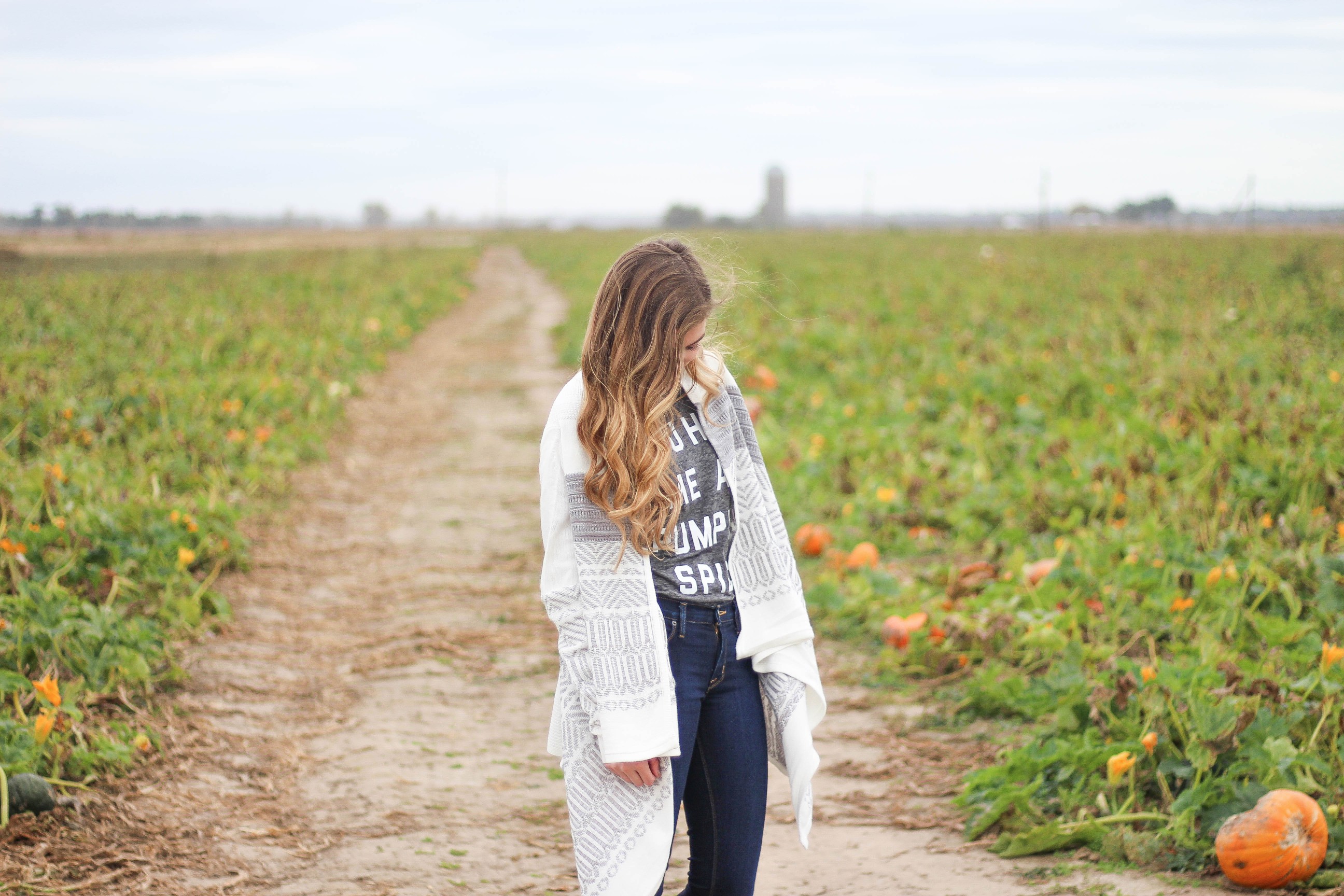 Fall pumpkin patch outfit LL bean boots southern tide by Lauren Lindmark on Daily Dose of Charm dailydoseofcharm.com