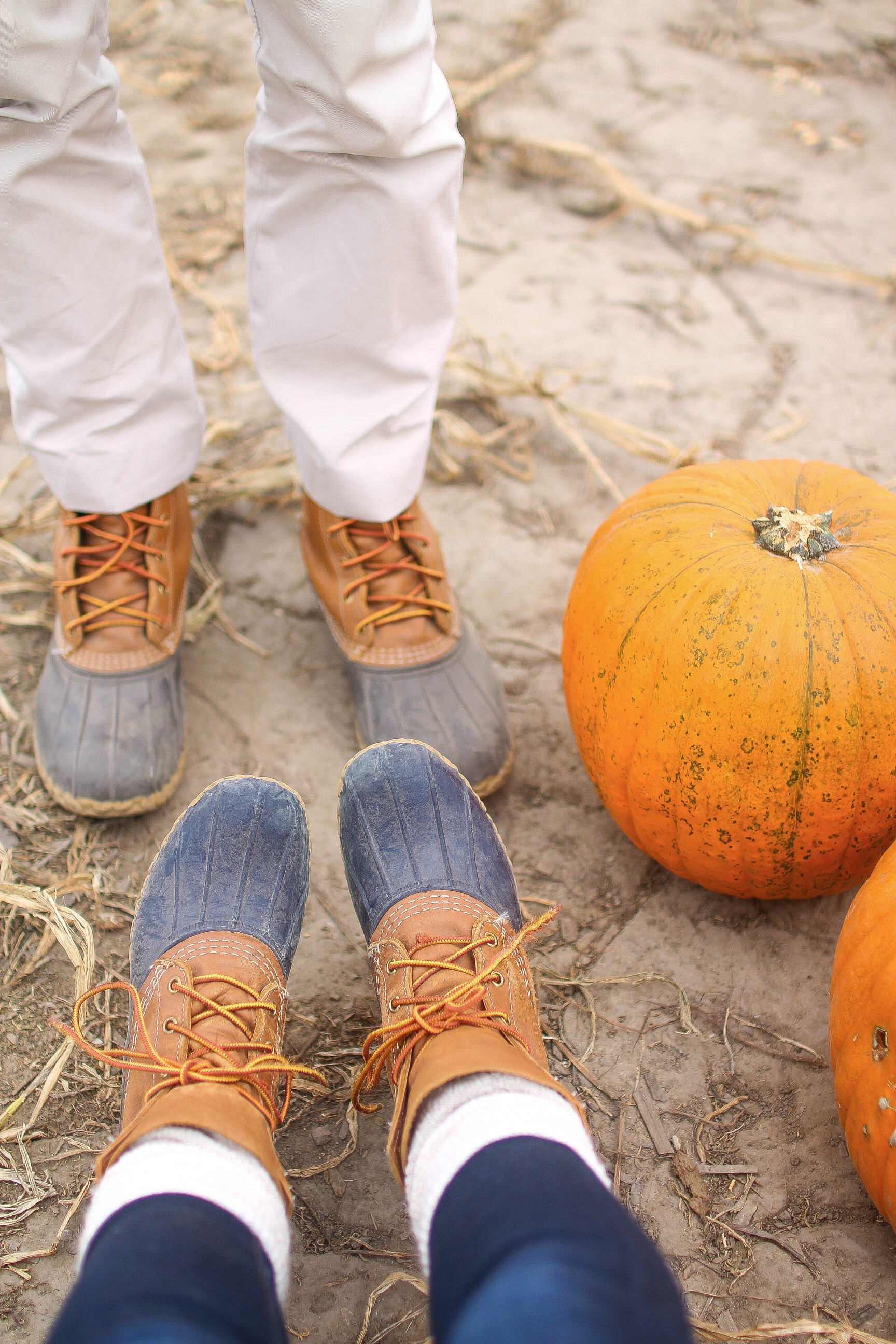 Fall pumpkin patch outfit LL bean boots southern tide by Lauren Lindmark on Daily Dose of Charm dailydoseofcharm.com