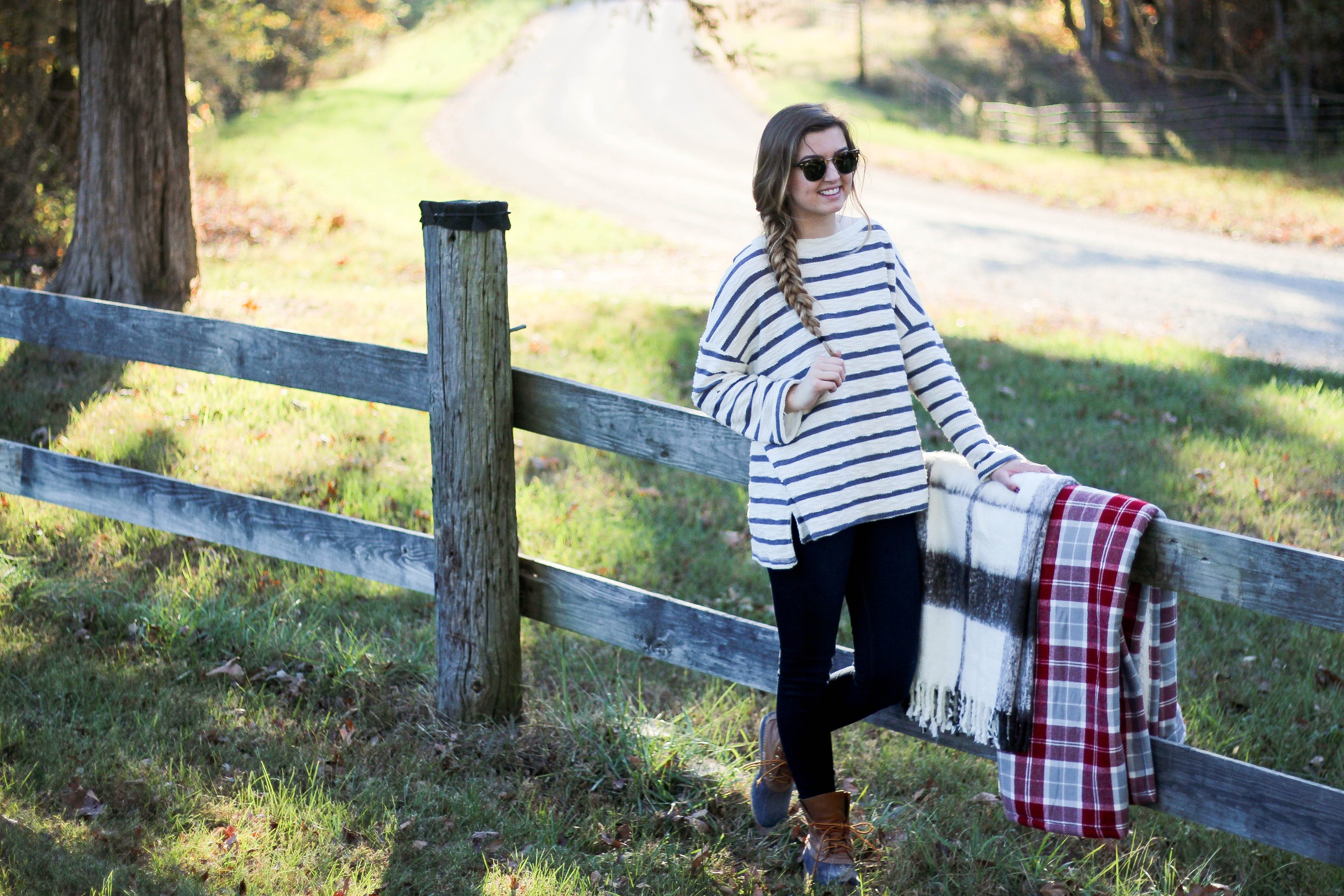 Fall Weekend at the farm autumn leaves and trees DJI Phantom 3 advanced video and Outfit of the day! By lauren lindmark on dailydoseofcharm.com lauren lindmark