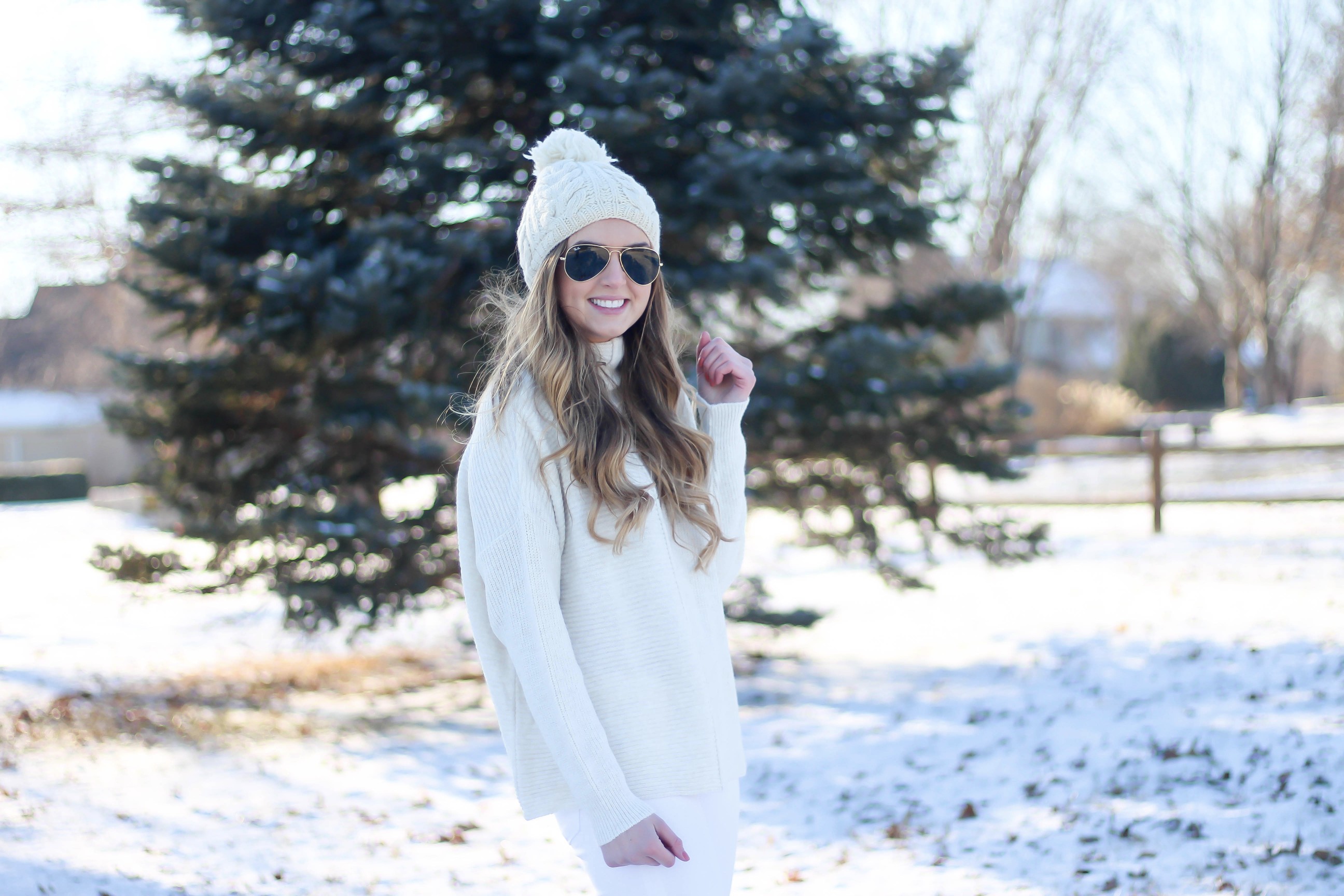 Winter White Outfit - By Lauren M