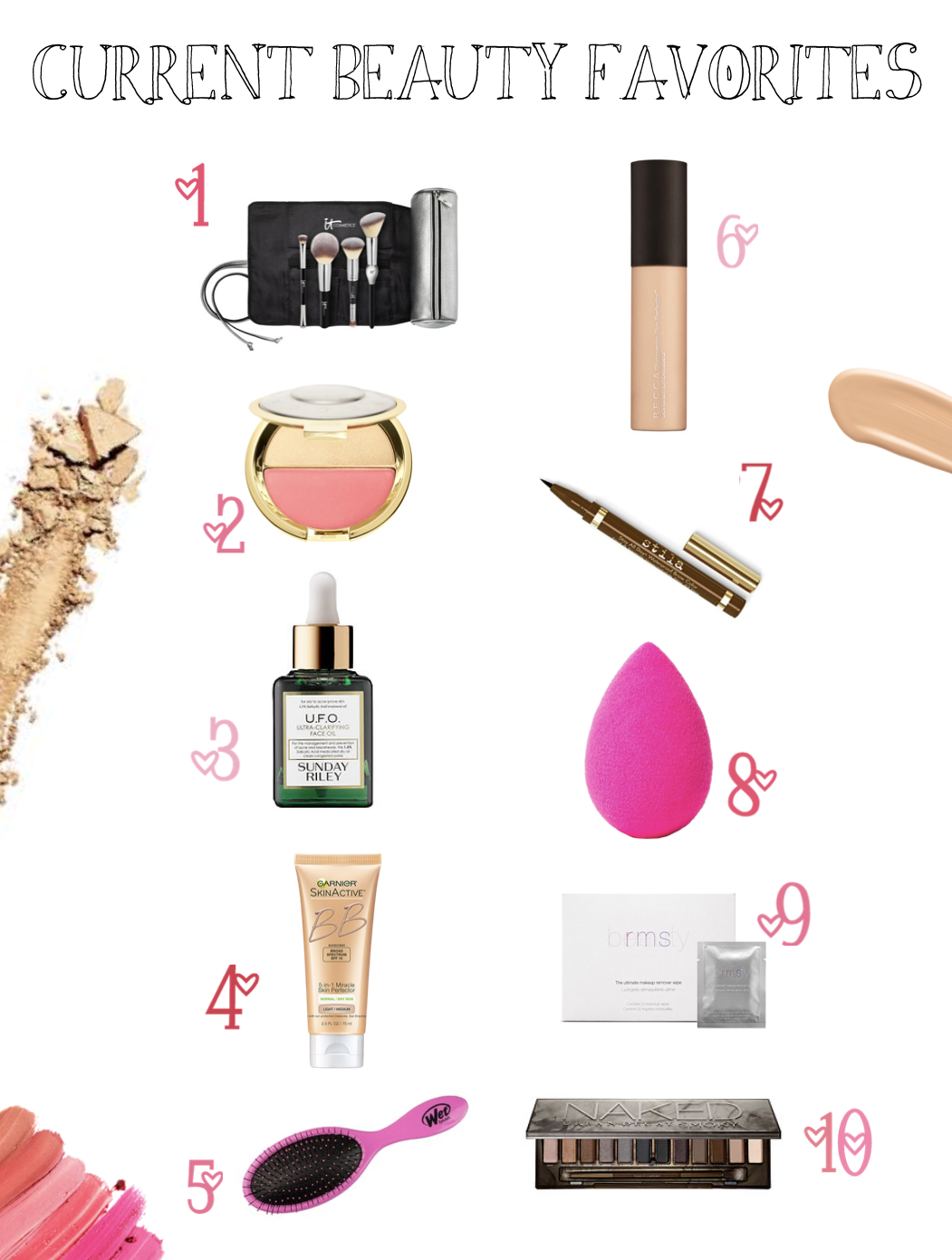 Beauty Favorites for Spring 2017! I love all of these beauty favorites. I am showing you my favorite make up, hair products! By Lauren Lindmark on daily dose of charm dailydoseofcharm.com