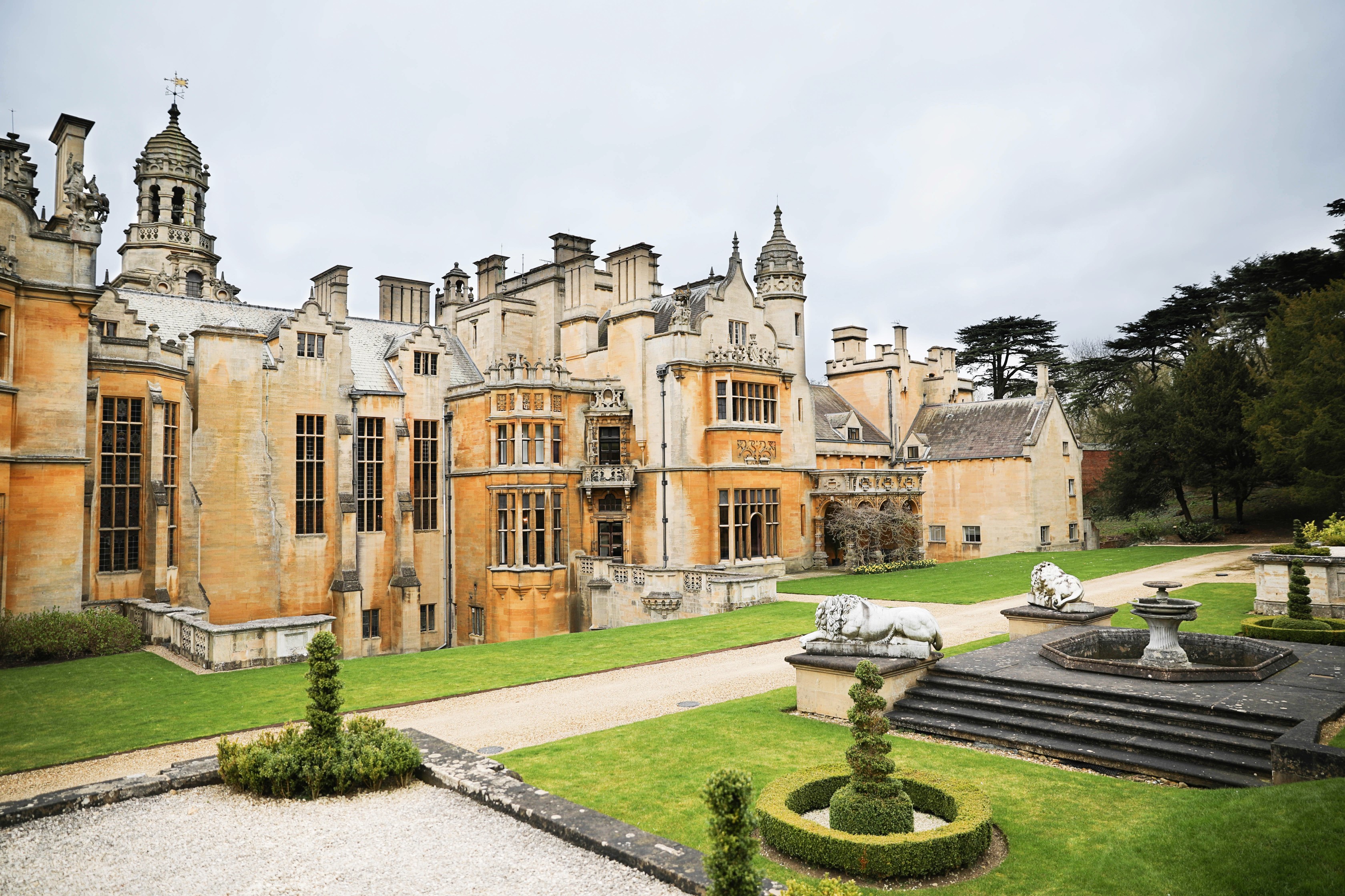 Harlaxton College in Grantham north of London! London castle you need to go visit! The prettiest castle I have ever seen! By Lauren Lindmark on dailydoseofcharm.com daily dose of charm