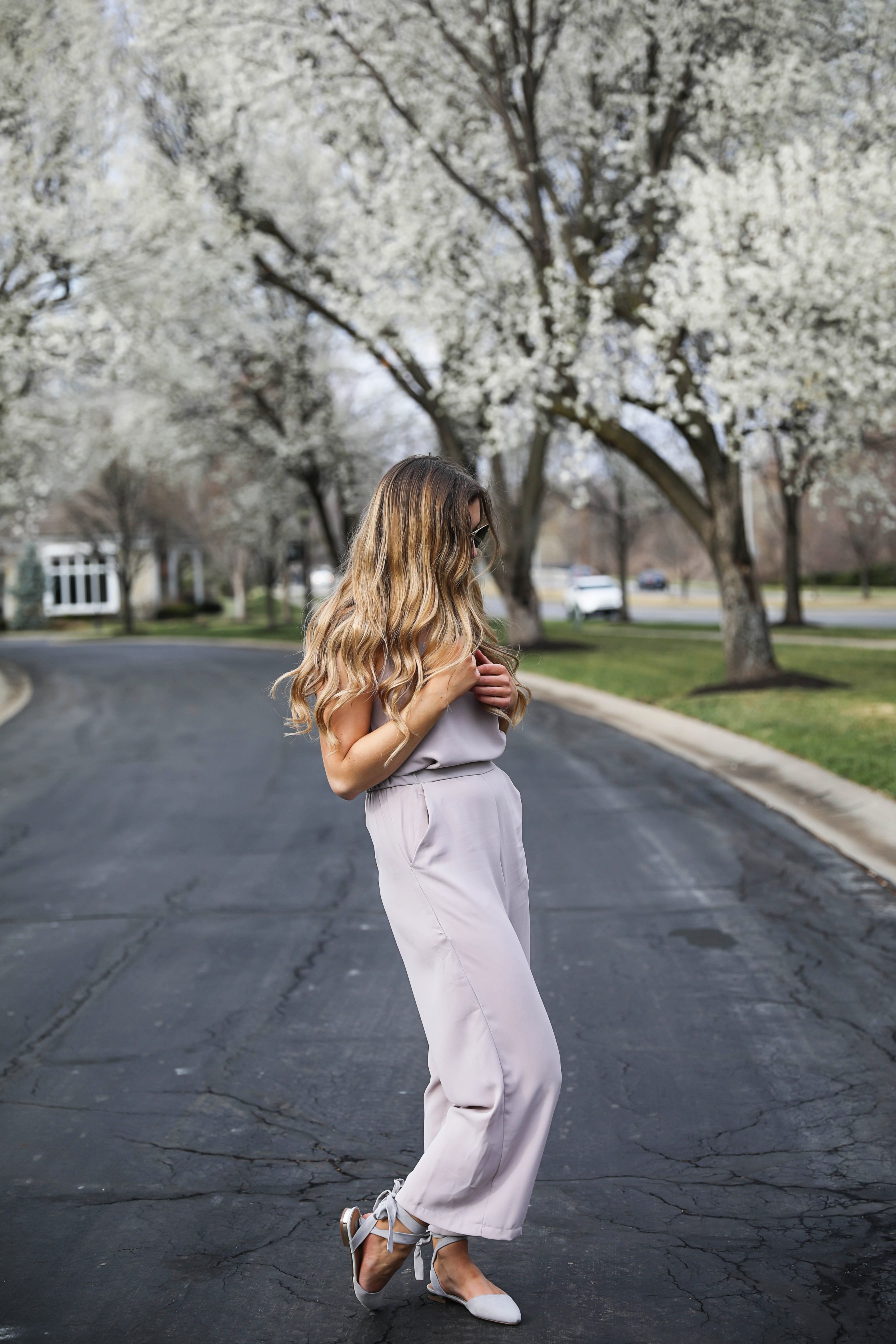 Flowy Spring Jumpsuit  OOTD – Lauren Emily Wiltse