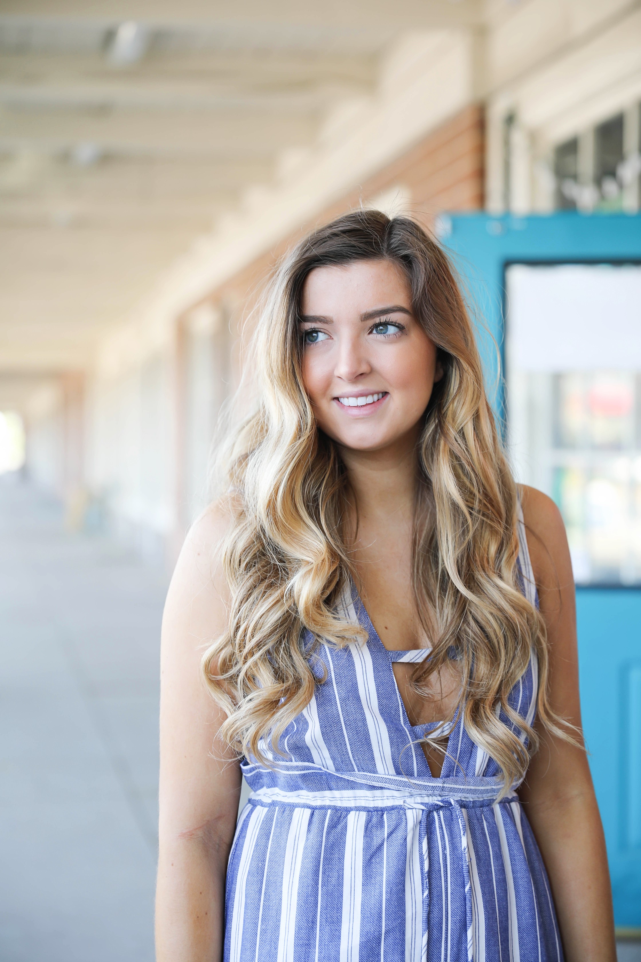 How cute is this Nautical Striped Tassel Dress? I have been loving dresses for spring and summer and this one is one of my favorites! Perfect for boating or days by the beach. By Lauren Lindmark on daily dose of charm dailydoseofcharm.com