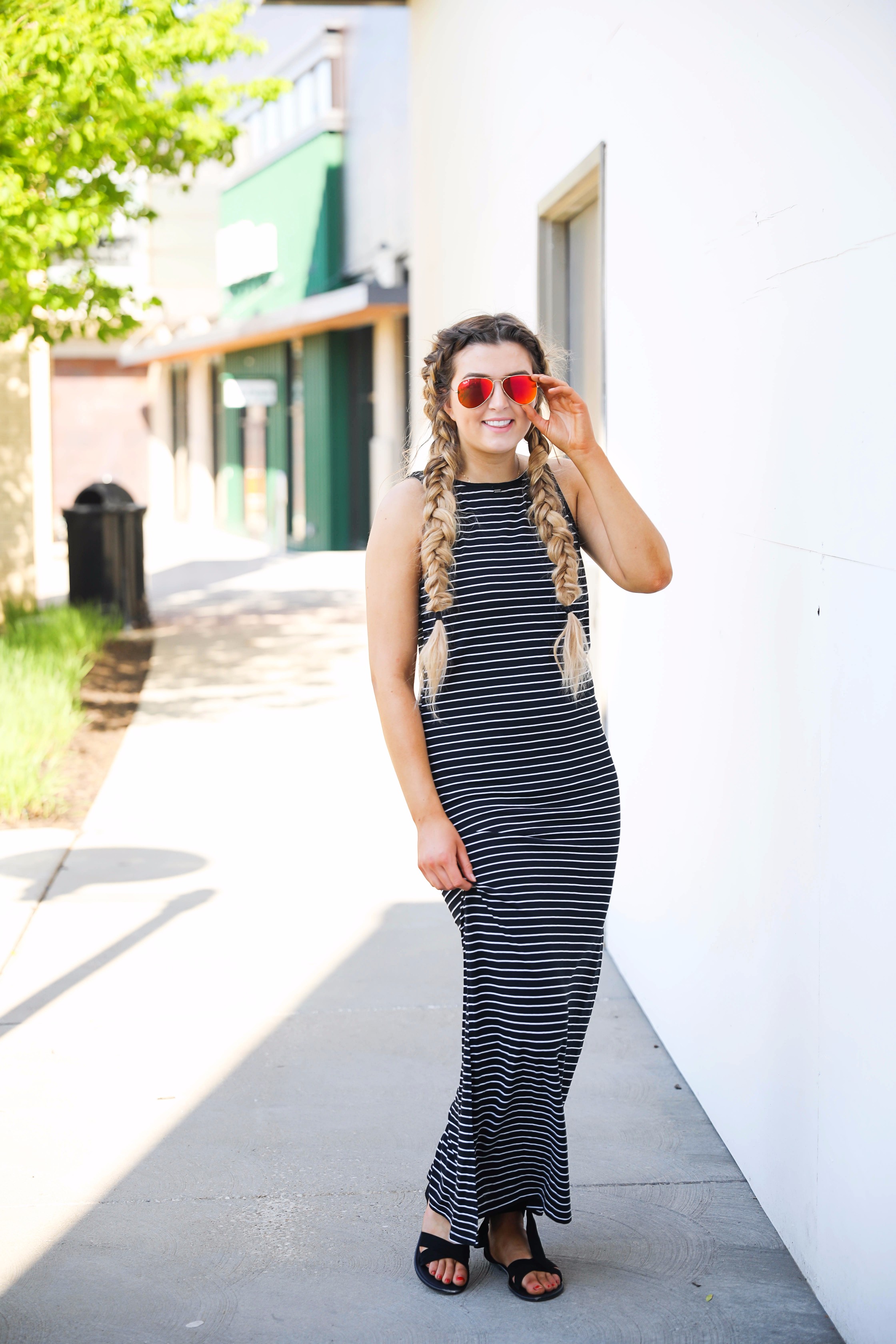 Summer Dresses and Messy Braids | OOTD – Lauren Emily Lindmark