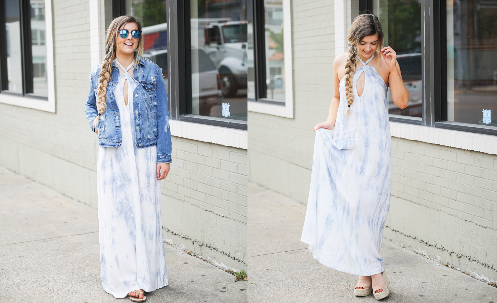 Floral Maxi Dress and Denim Jacket | The Teacher Diva: a Dallas Fashion  Blog featuring Beauty & Lifestyle | Maxi dress outfit, Maxi dress, Floral  maxi dress