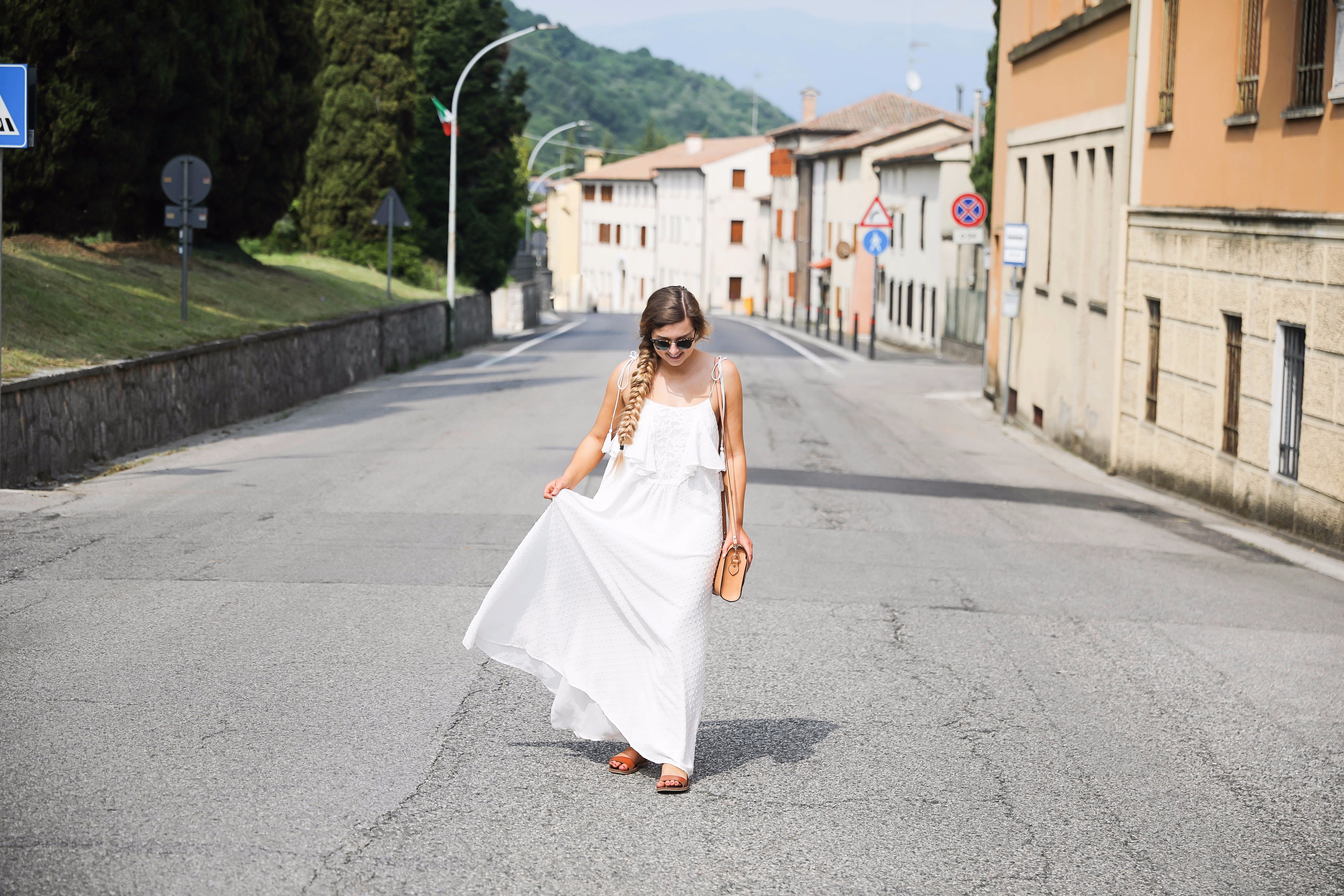 DOSES OF STYLE on Instagram: “White backless summer dress