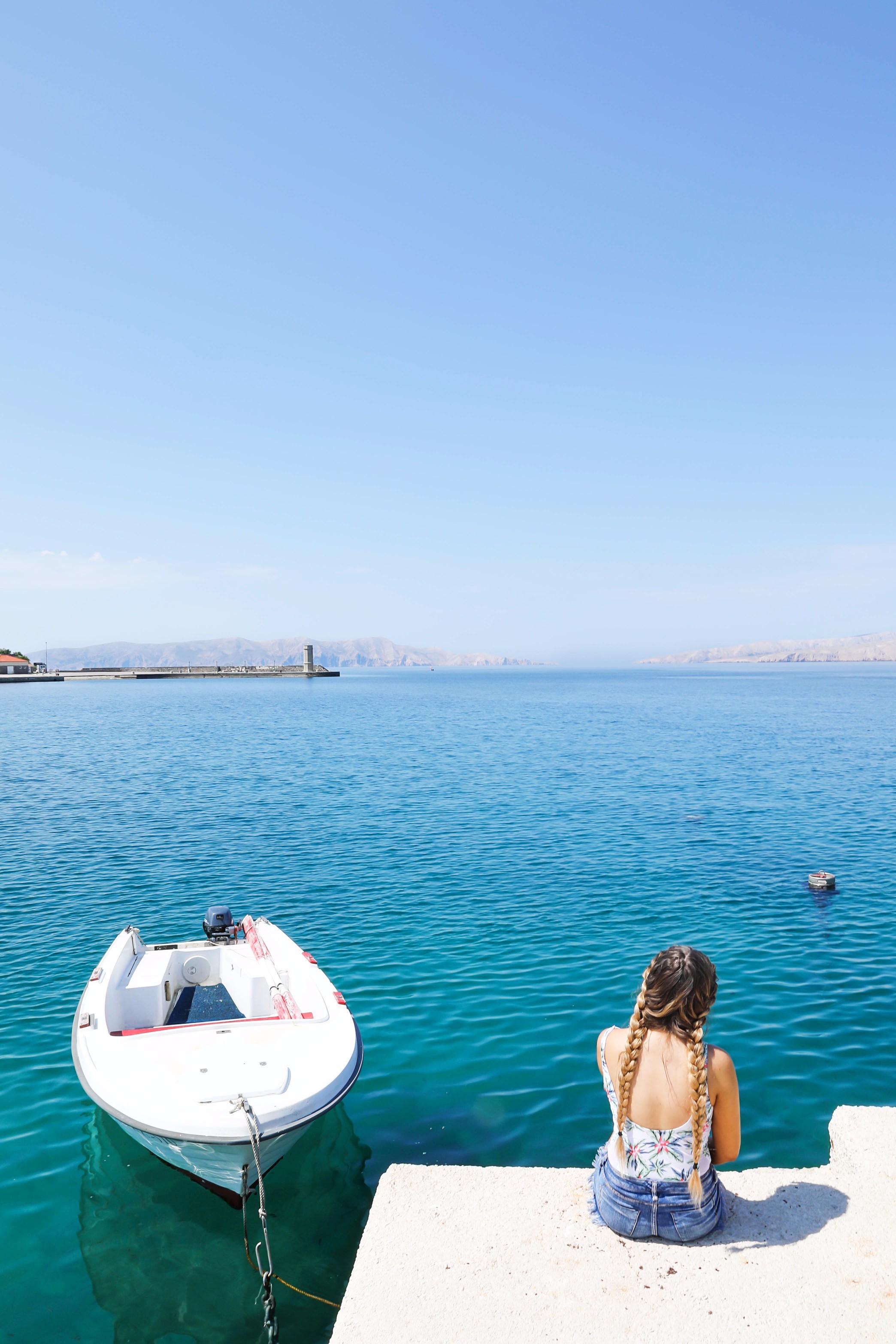 Croatia Travel beautiful ocean and beaches and swimsuit OOTD by Lauren Lindmark on daily dose of charm