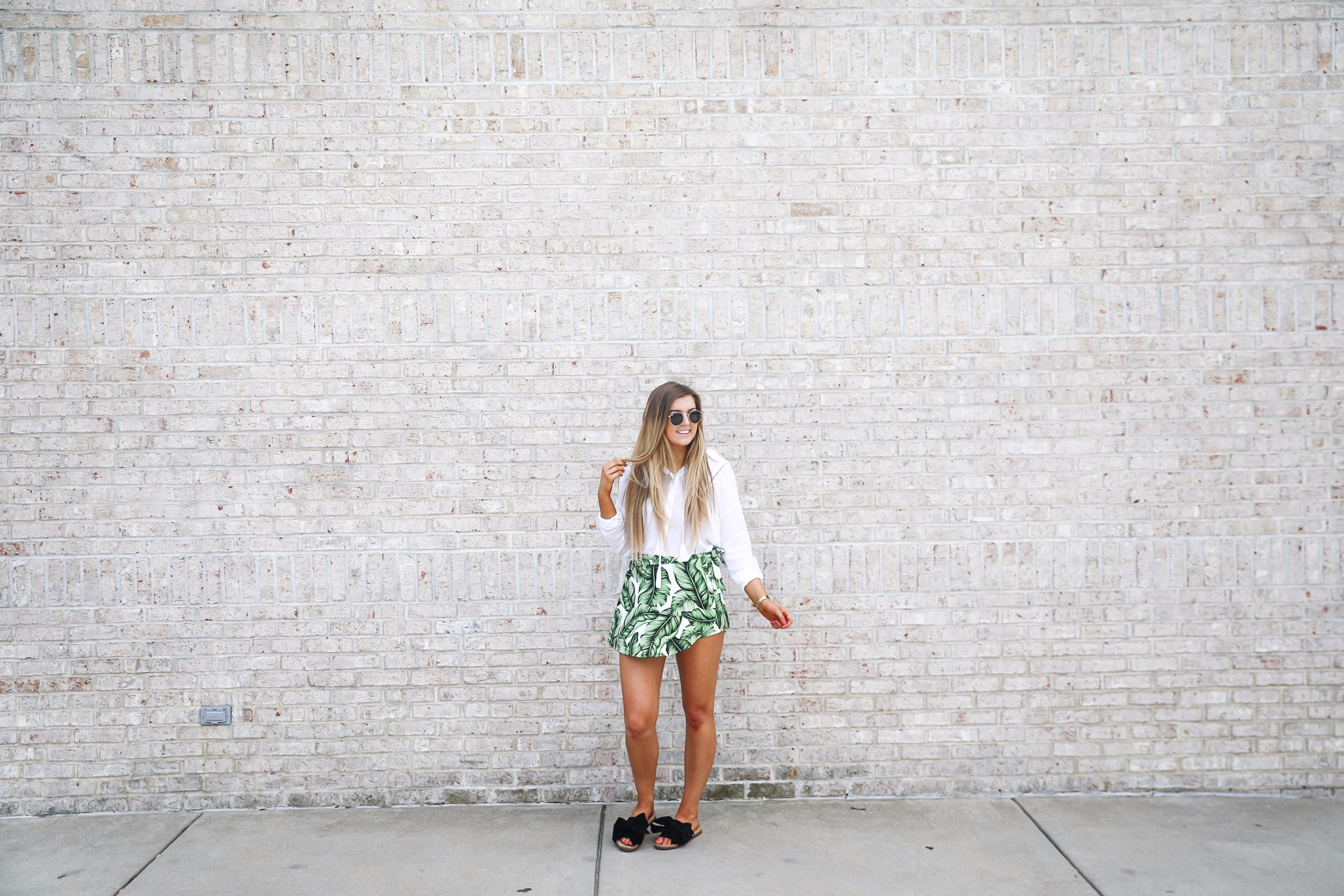 Palm Leaf Skort to Celebrate Summer