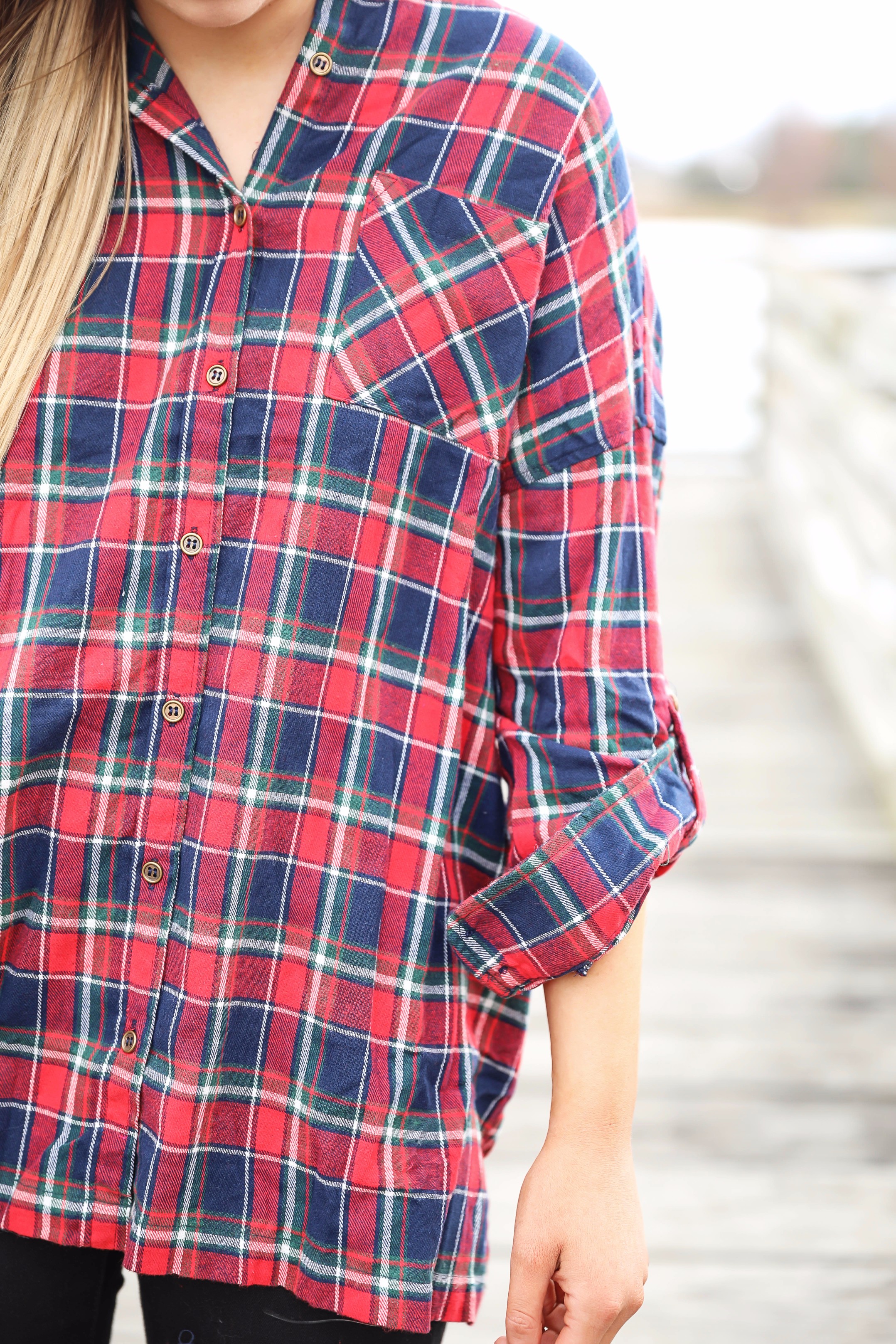 Cute flannel outfit with beanie and monogramed duck boots! Cute fall and winter camping outfit idea! Details on the fashion blog daily dose of charm by lauren lindmark