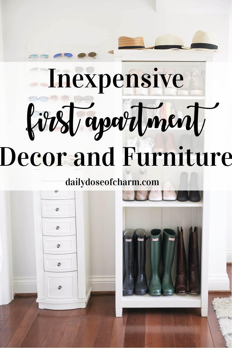 Inexpensive first apartment decor and furniture! Where to find inexpensive decor and cheap furniture! Saving money when moving! college tips daily dose of charm lauren Lindmark