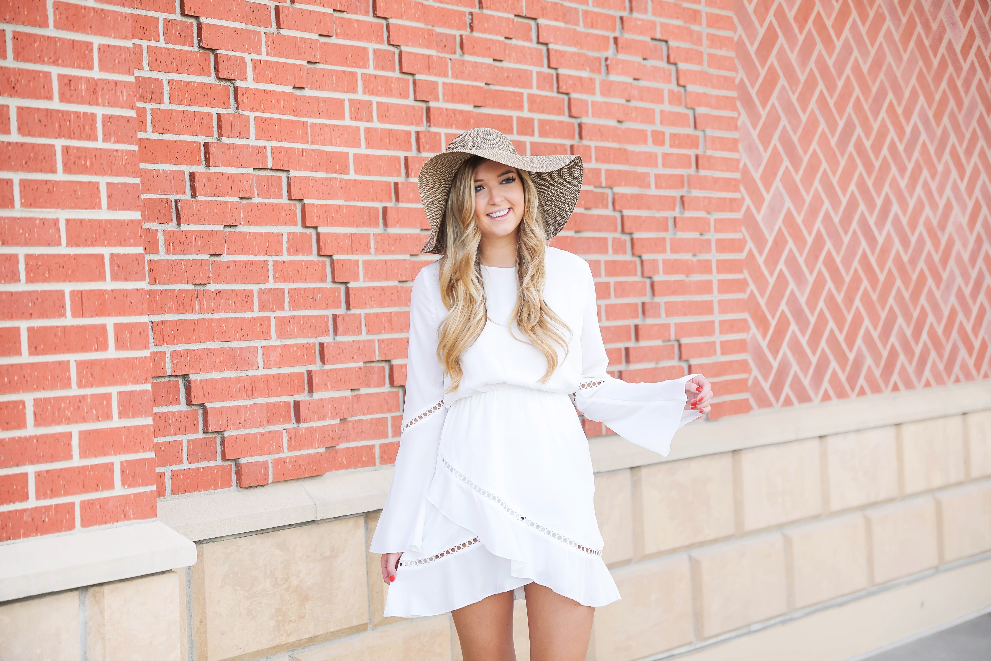 white dress for sorority recruitment