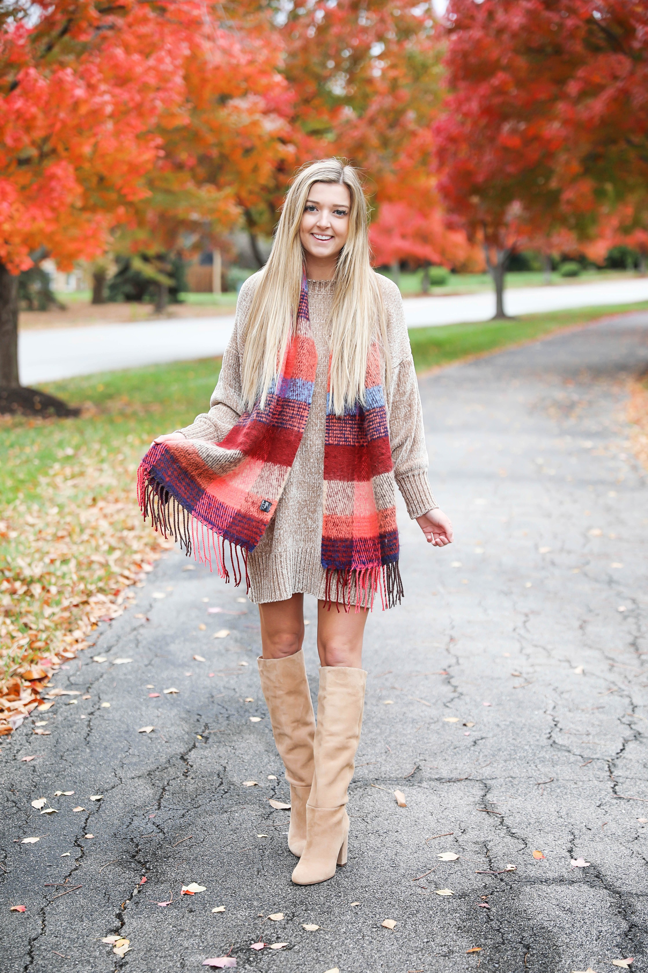 Fall Outfit : Color Me Red