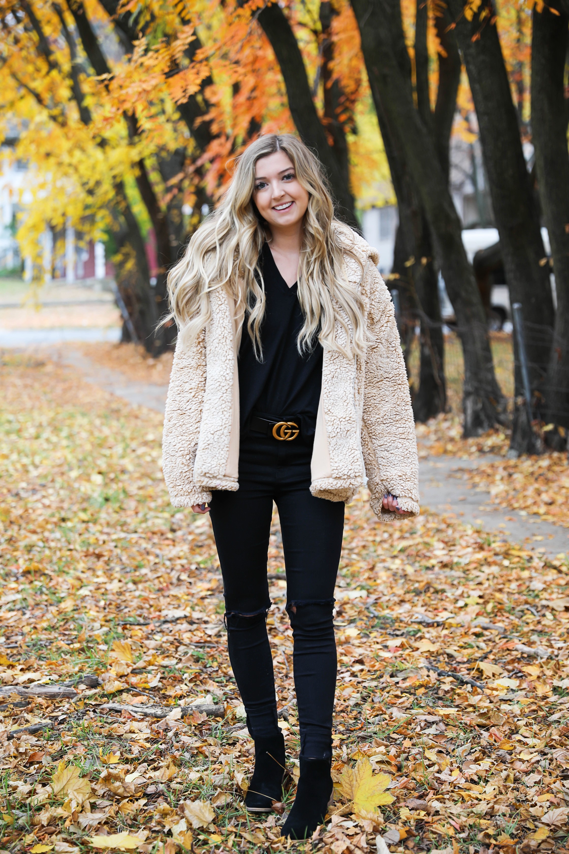 The Best Teddy Bear Coats OOTD Roundup Lauren Emily Wiltse