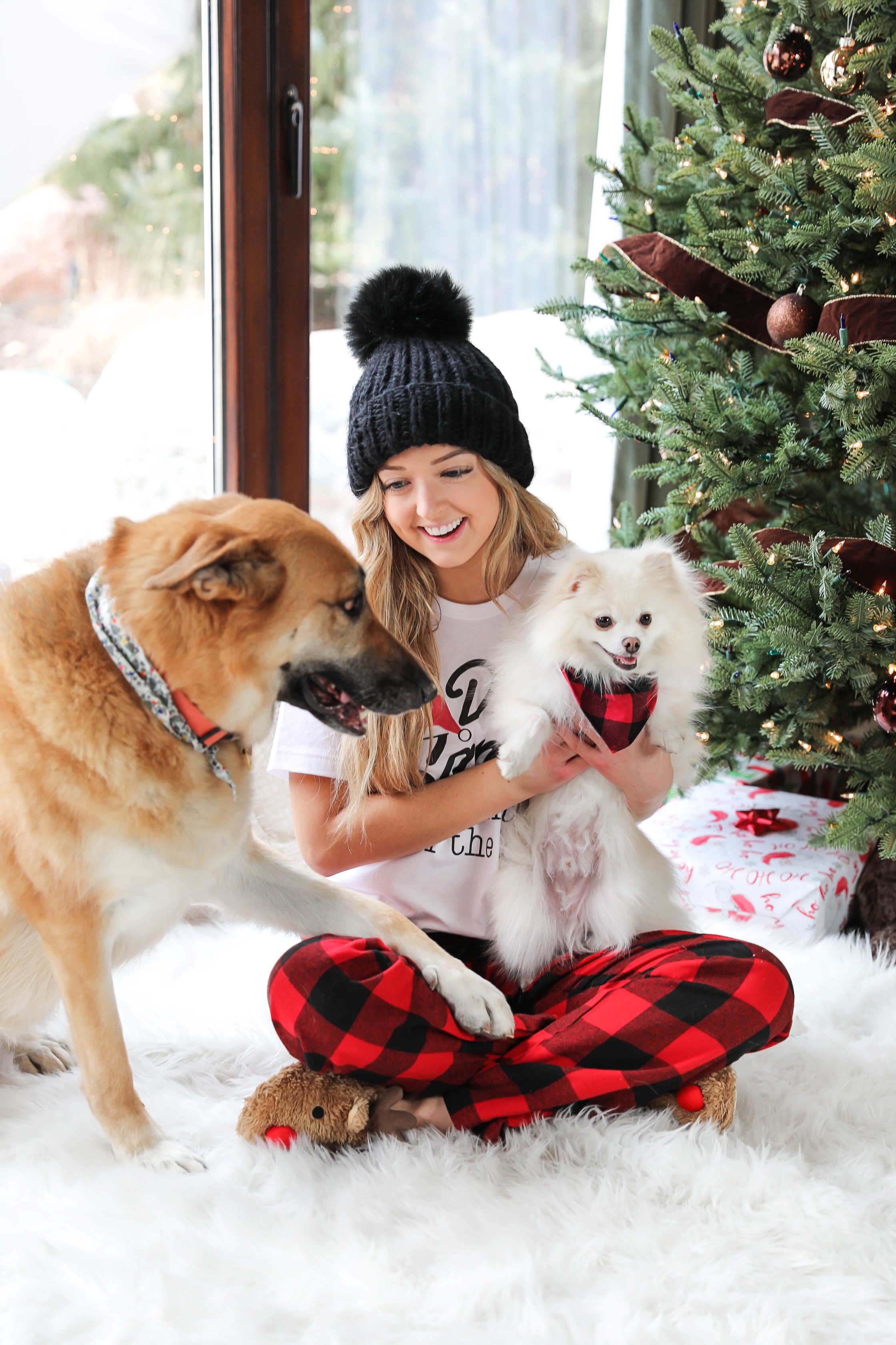 Matching baby and dog christmas outlet outfits