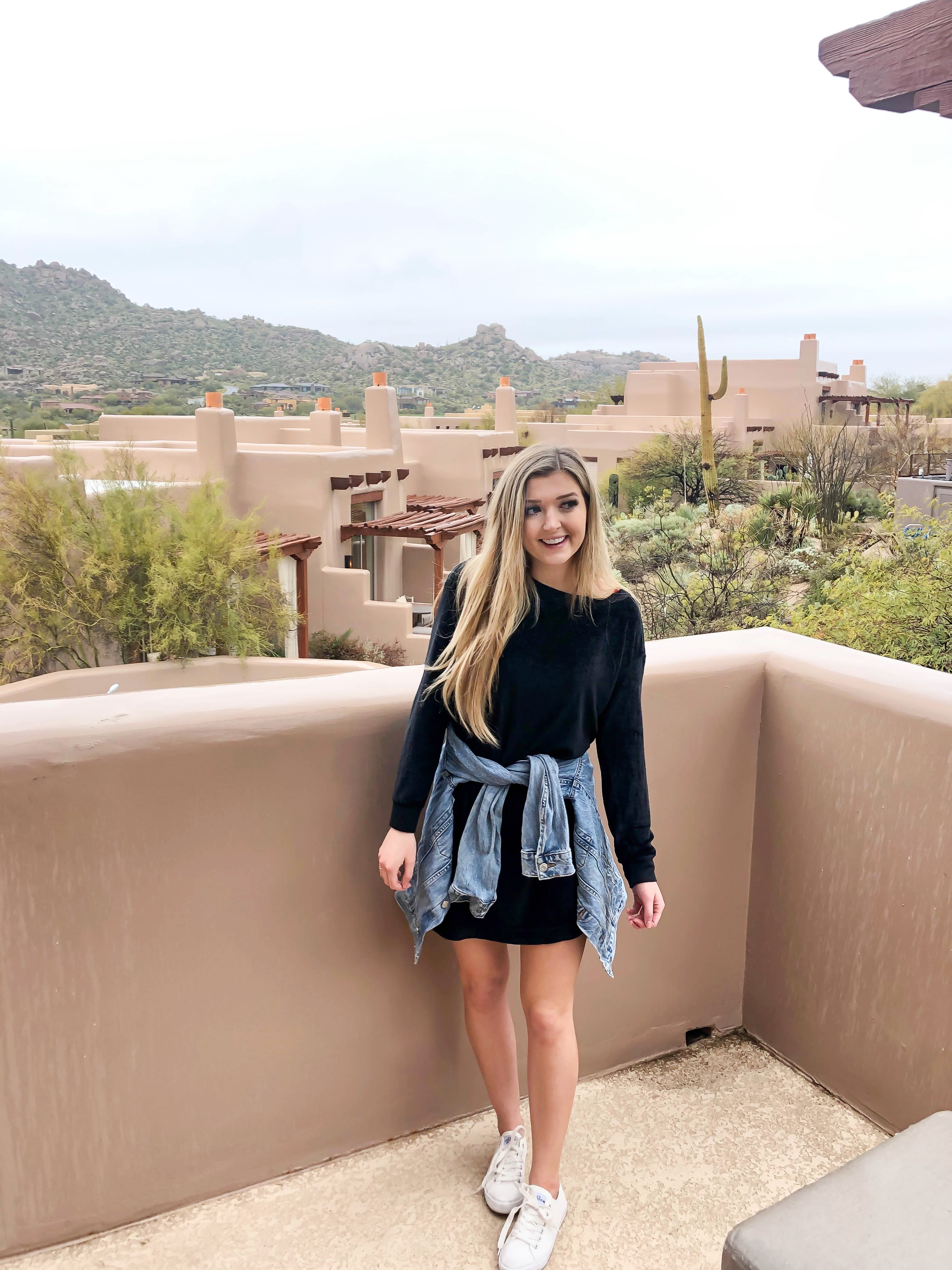 Scottsdale Arizona four seasons comfy outfit spring fashion blog daily dose of charm lauren lindmark 