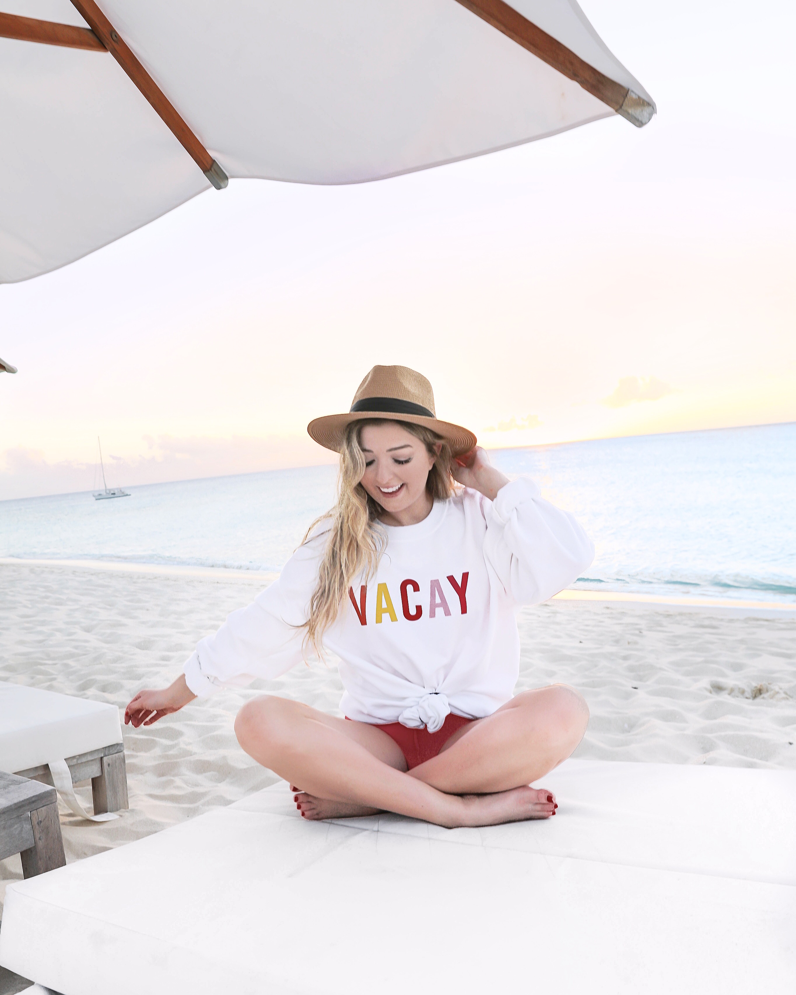 Turks and Caicos spring break outfit roundup what to wear vacation beach ootd swimsuits fashion blog daily dose of charm Lauren Lindmark