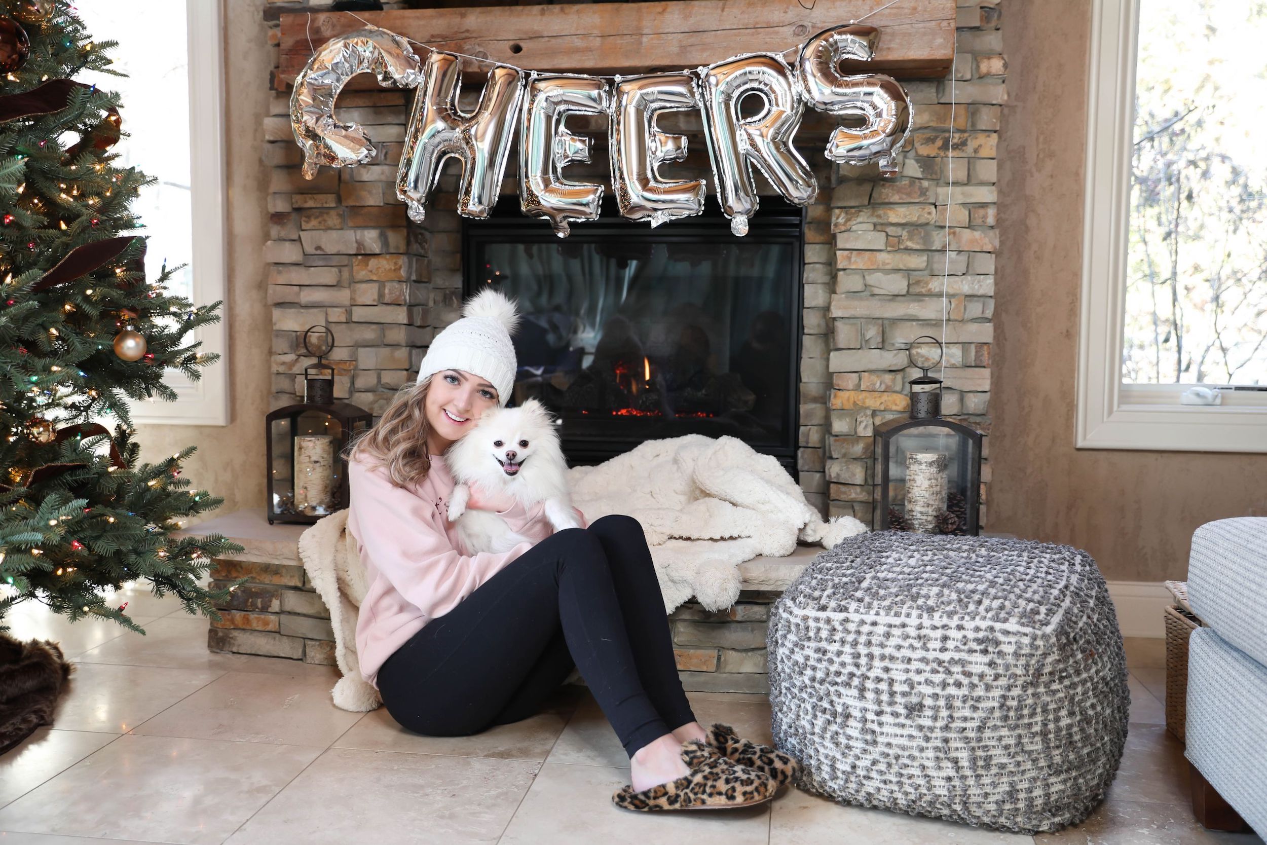 New Year's Resolutions 2020 cozy fireplace Daily Dose of Charm Lauren Lindmark