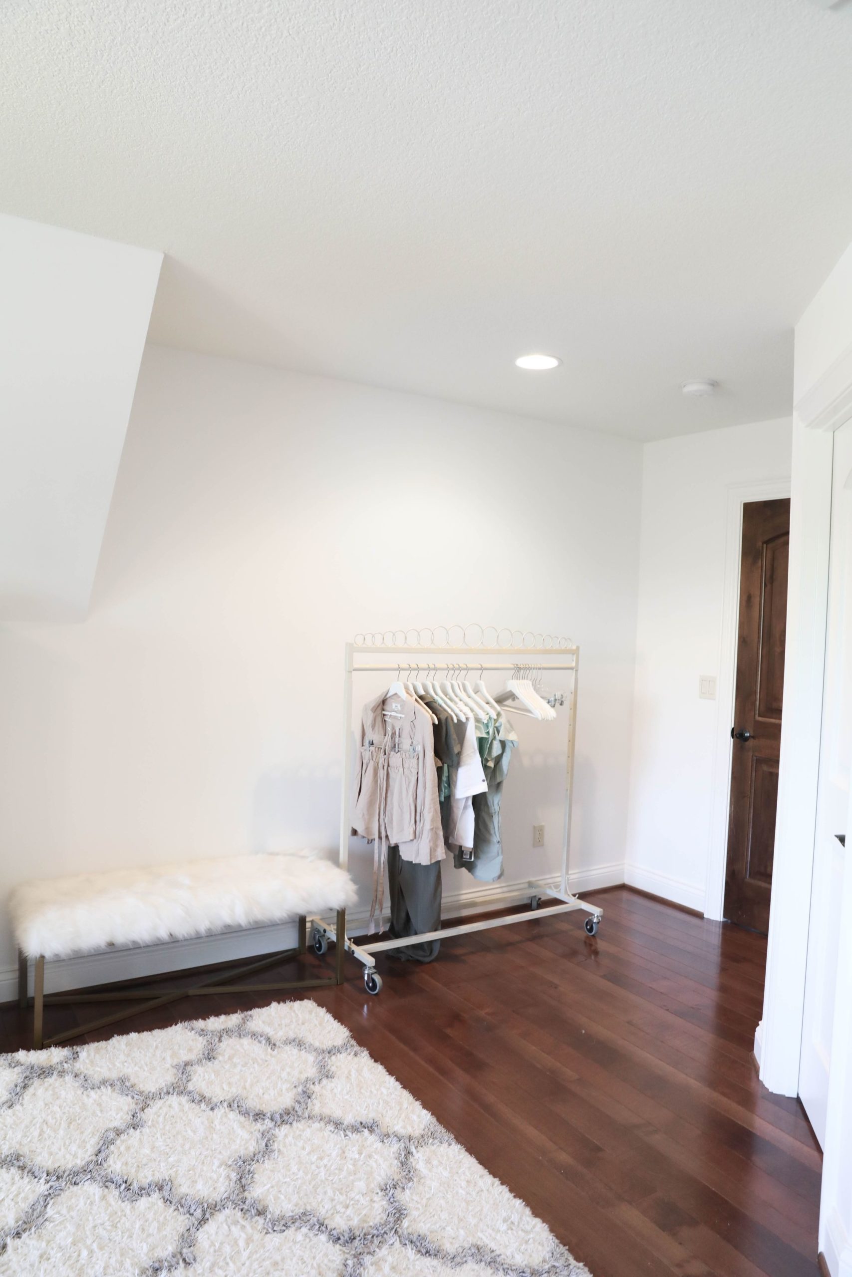 Year Long Room Transformation with Before and After Photos! Bright White Simple Room Decor! Details on Fashion Blog Daily Dose of Charm by Lauren Lindmark