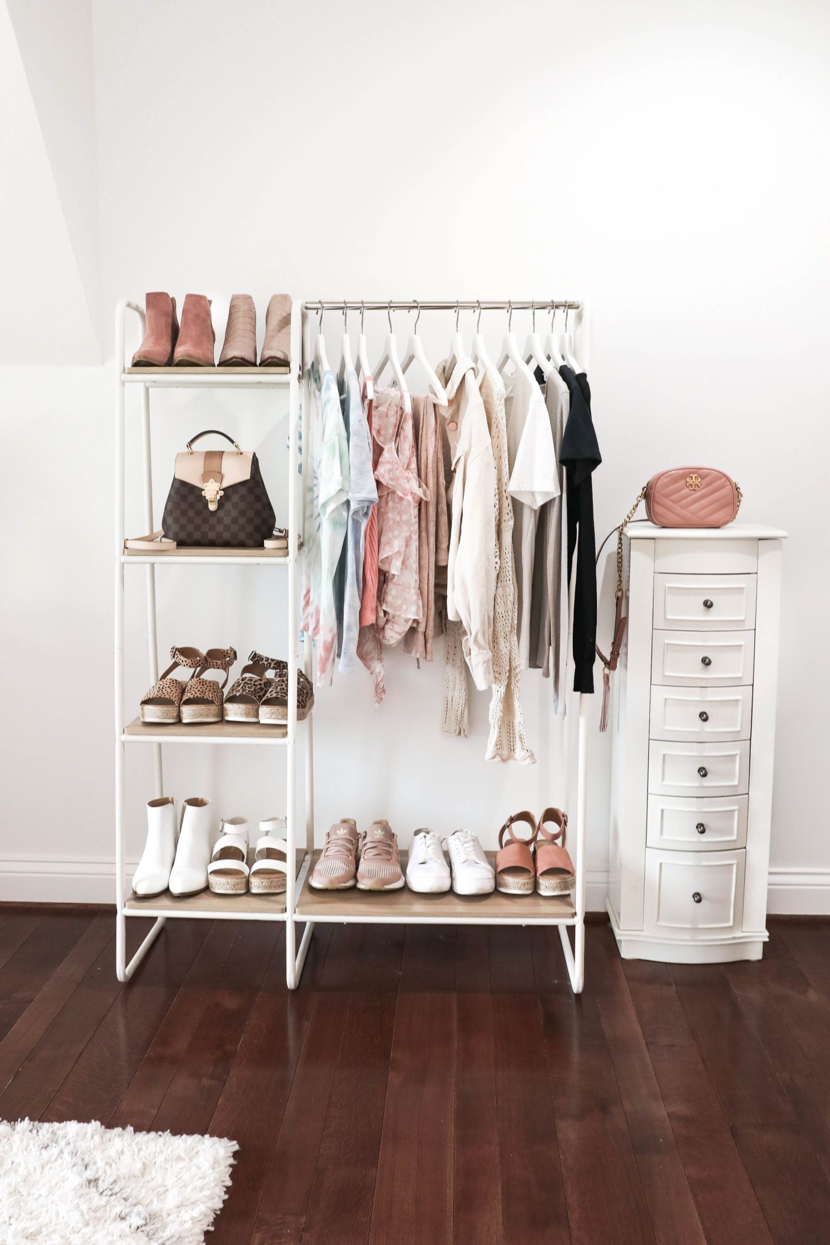 Year Long Room Transformation with Before and After Photos! Bright White Simple Room Decor! Details on Fashion Blog Daily Dose of Charm by Lauren Lindmark