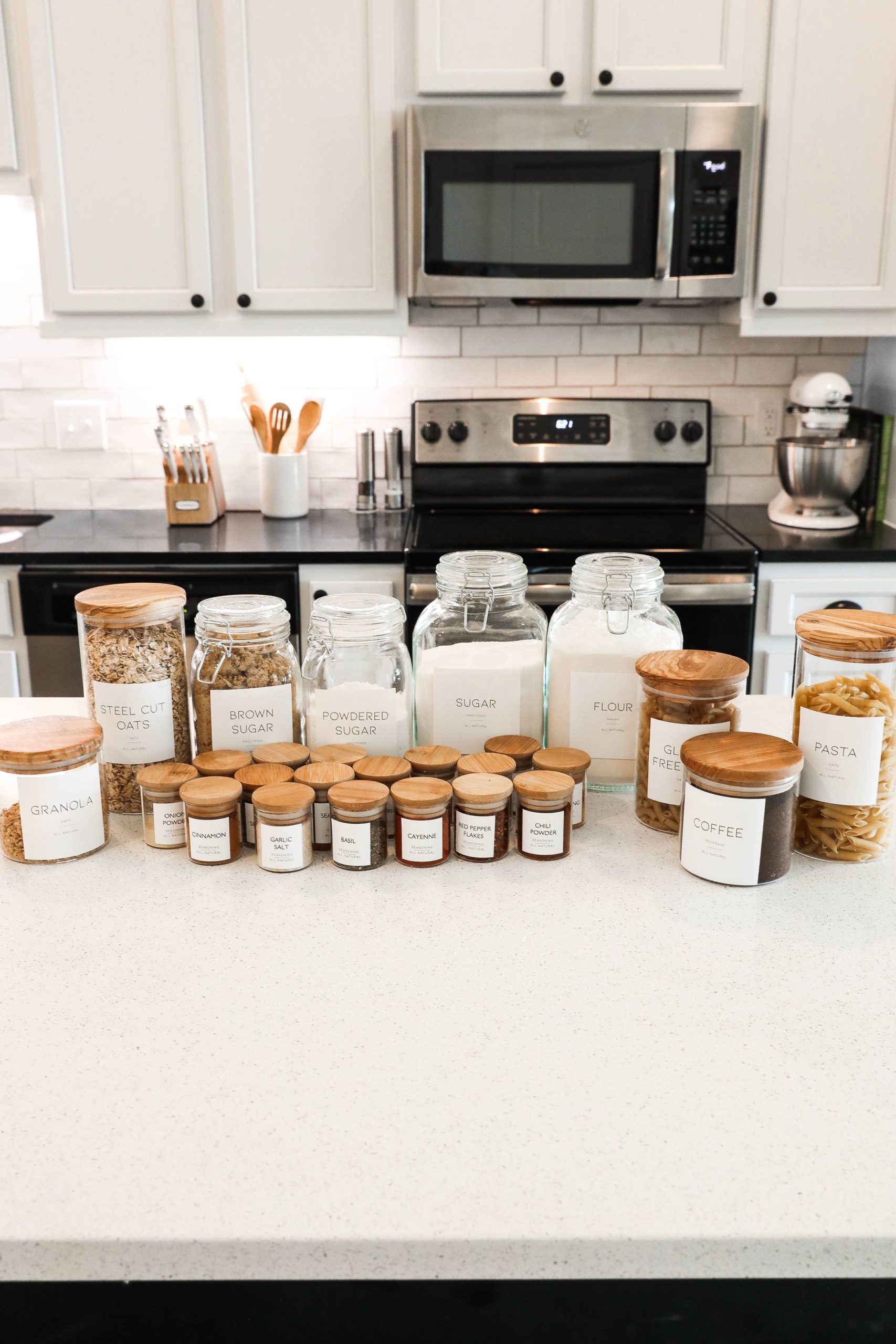 Labeling Your Pantry + Free Labels and Organizing Tips