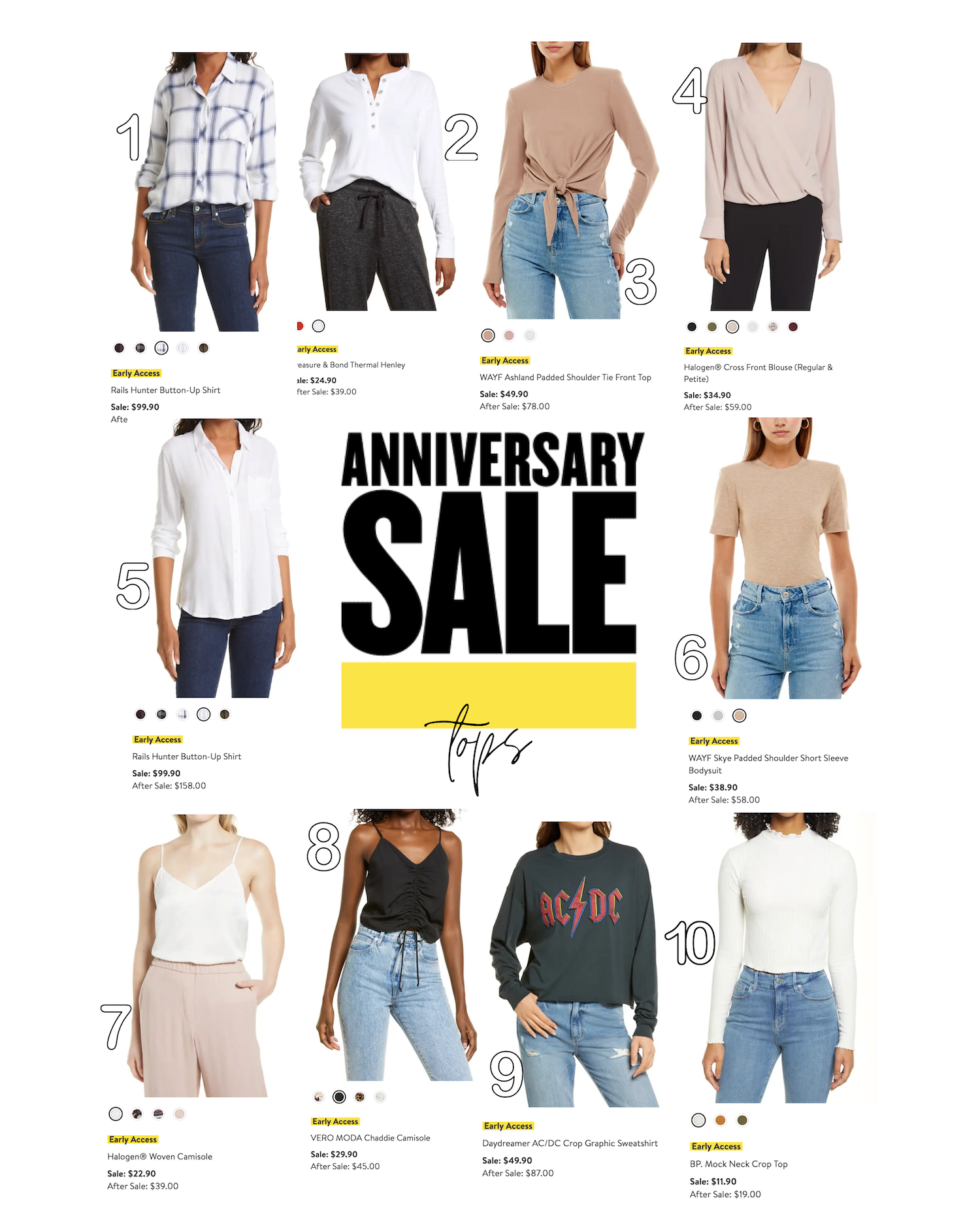 Nordstrom Sale 2021 Roundup The best Tops daily dose of charm nsale Lauren Emily Lindmark