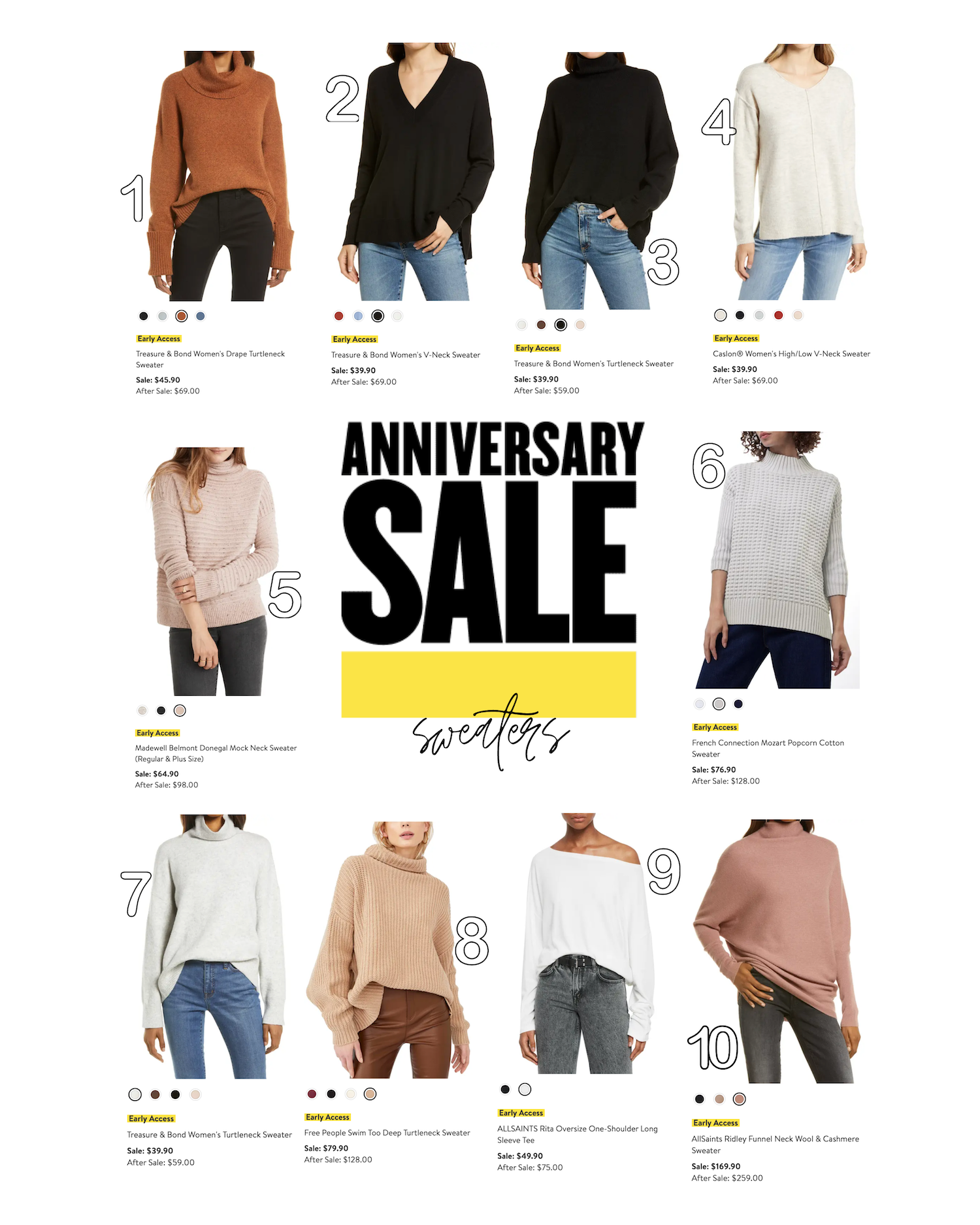 Nordstrom Sale 2021 Roundup The best sweaters daily dose of charm nsale Lauren Emily Lindmark