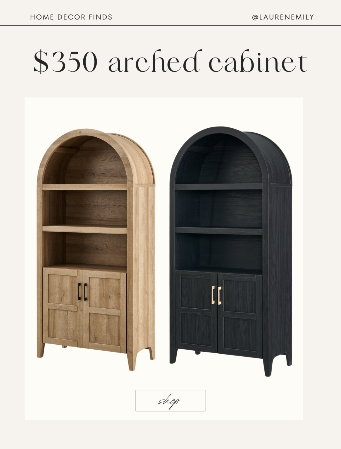 $350 Arched Cabinet Pre-Order – Lauren Emily Wiltse