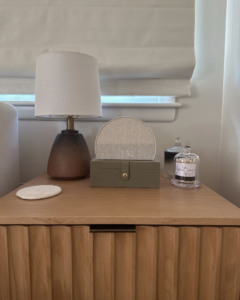 Bedside Table Details with My Hatch Alarm Clock – Lauren Emily Wiltse